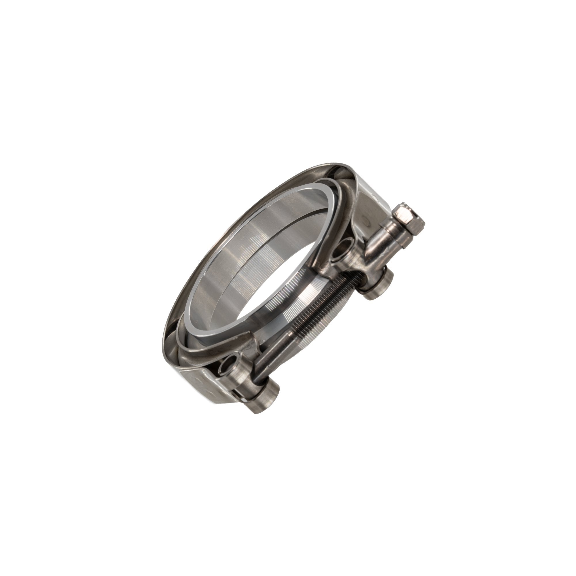 Flo Supply 4" Stainless V-Band Kit - Aluminum Flanges