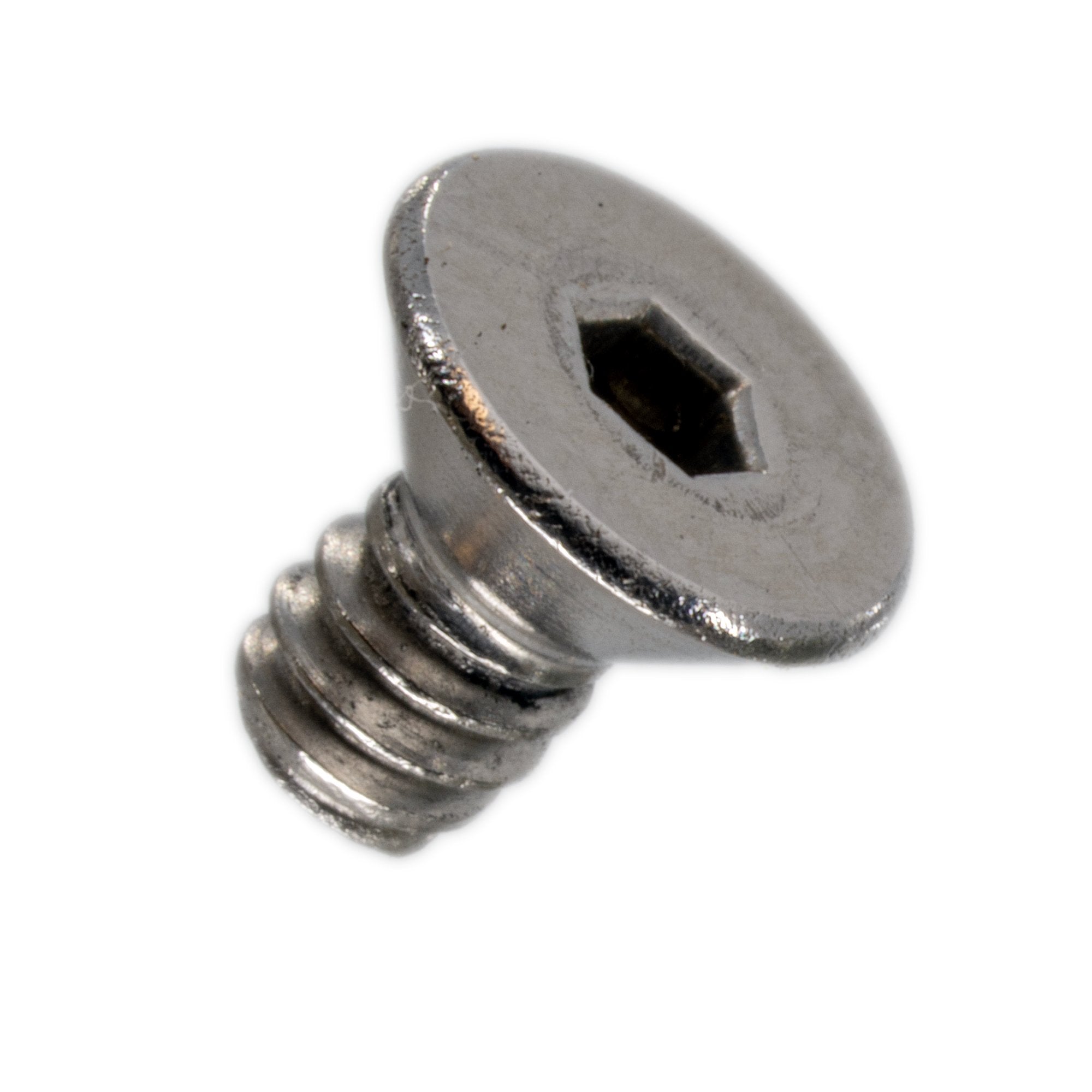 #6-32 x 1/4 Hex Drive Flat Head Screw - Stainless Steel