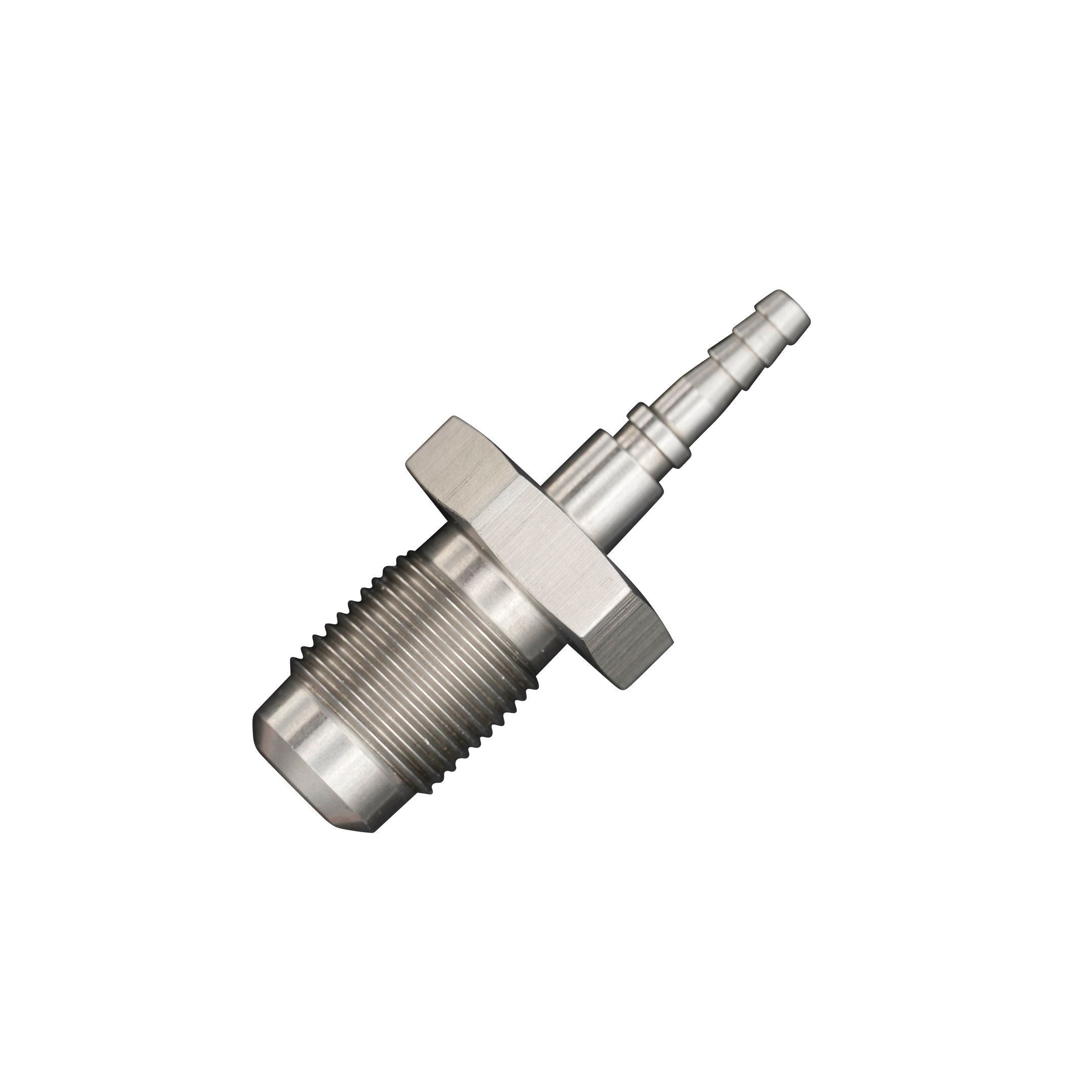 Flo Supply 3AN M10X1.0 Stainless Crimped Hose End