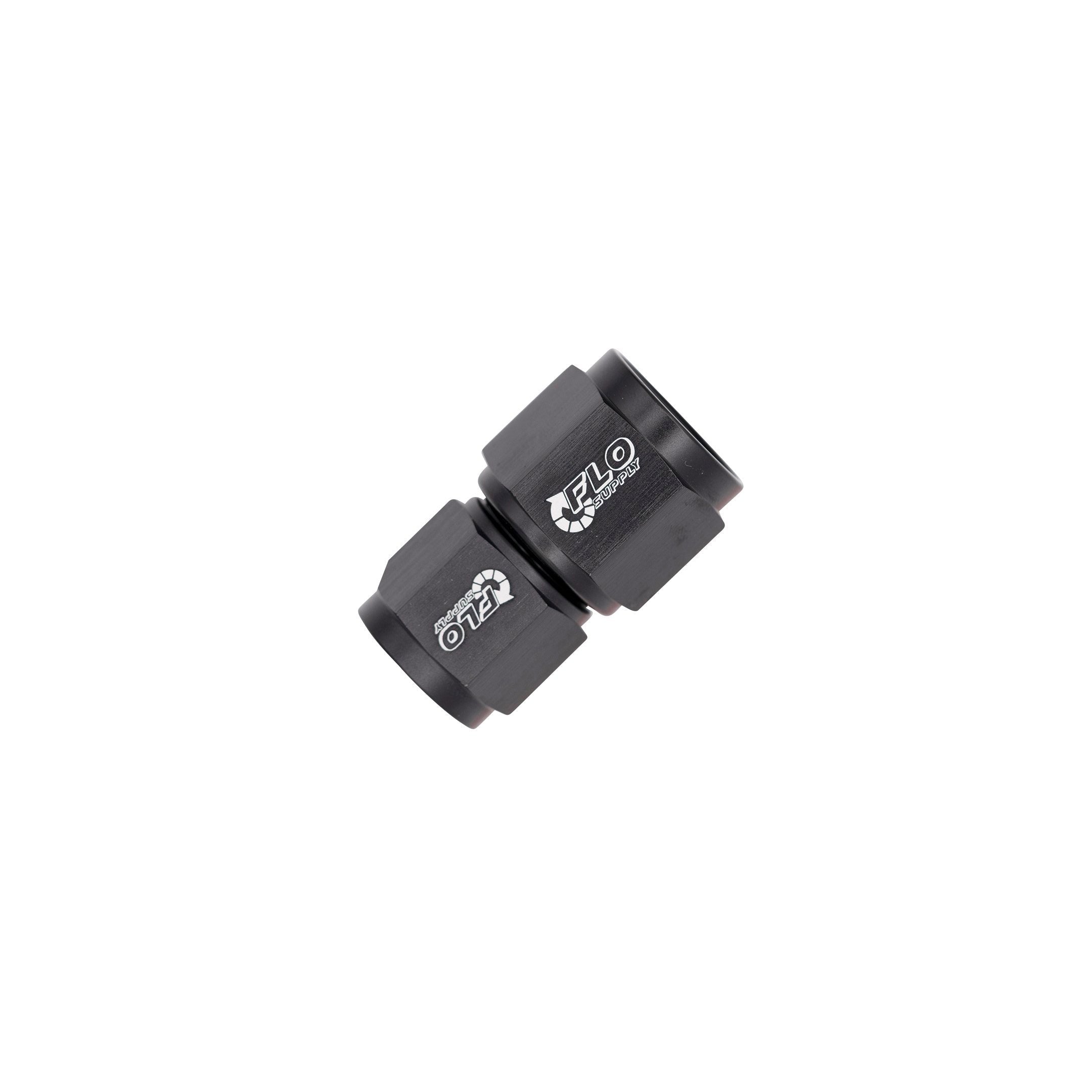 Flo Supply 8AN To 6AN Straight Female Swivel Reducer Coupler