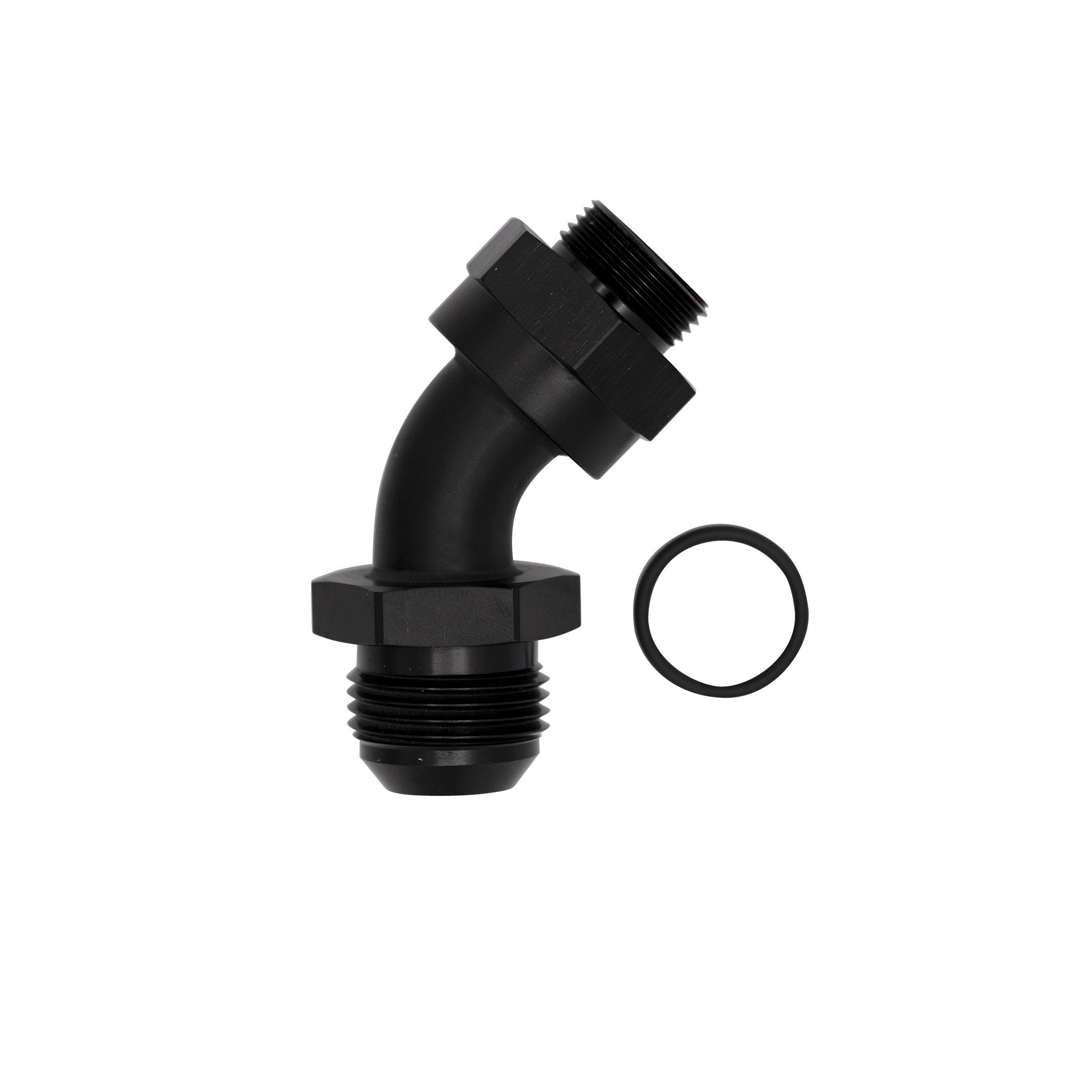 Flo Supply M22 ORB 45 Degree Male to 12AN Male Swivel Adapter
