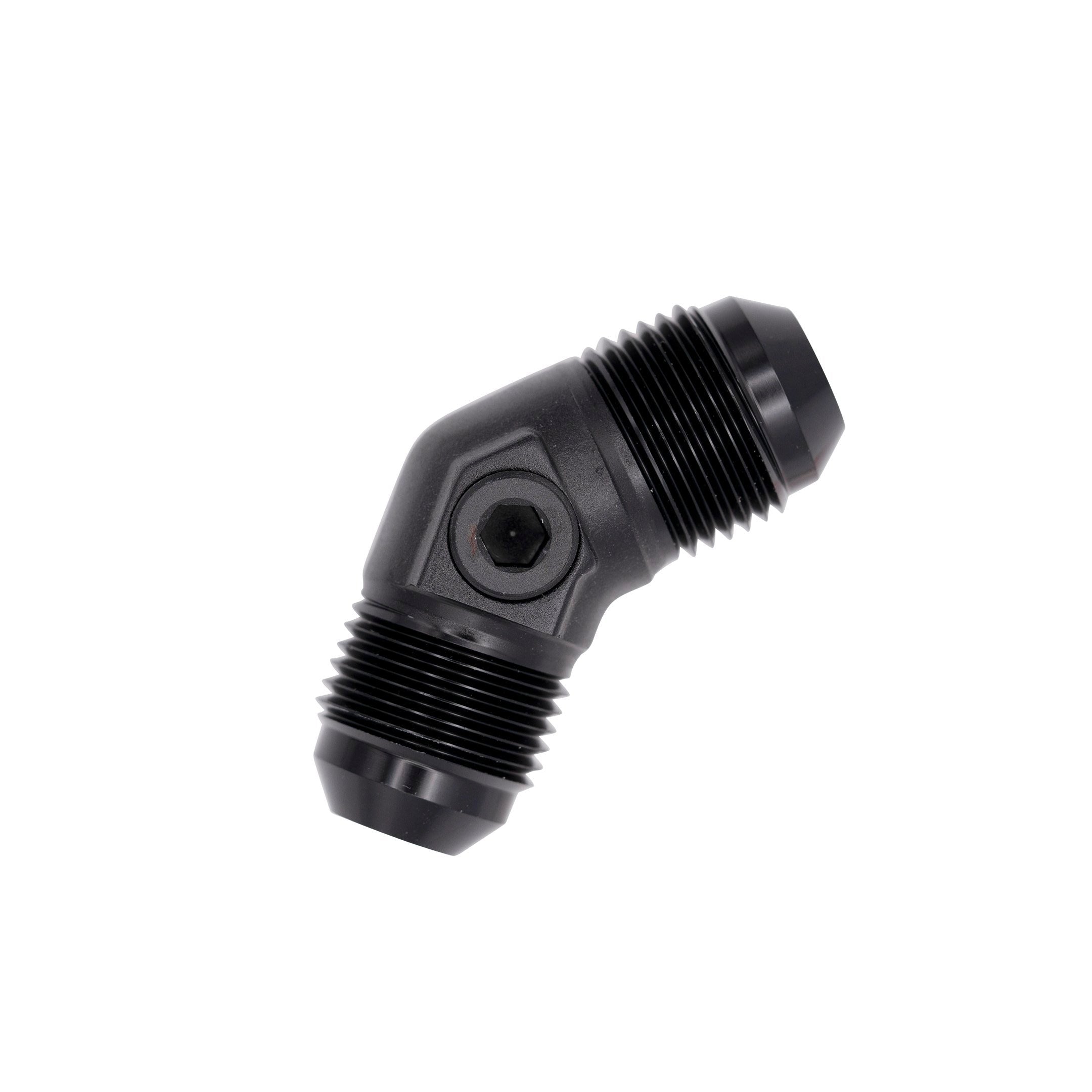 Flo Supply 8AN Male 45 Degree Union Adapter With 1/8" NPT Port