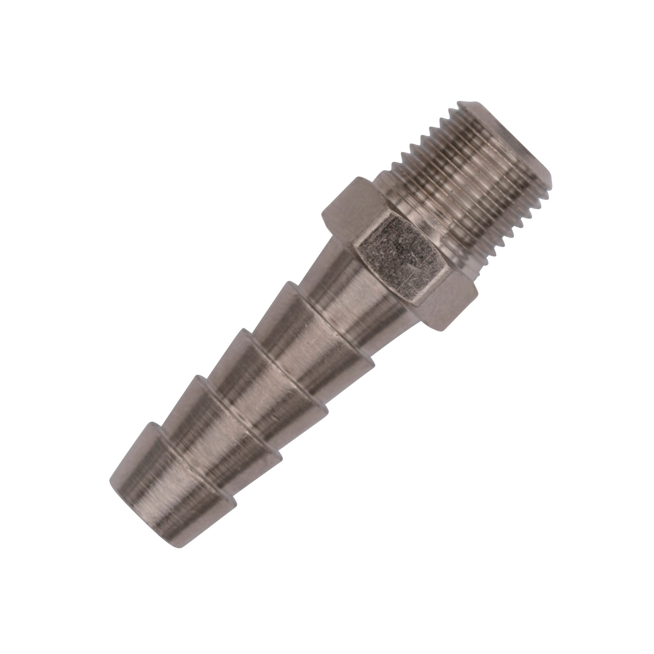 Flo Supply 1/8" NPT x 5/16" Straight Hose Barb Fitting - Male/Male