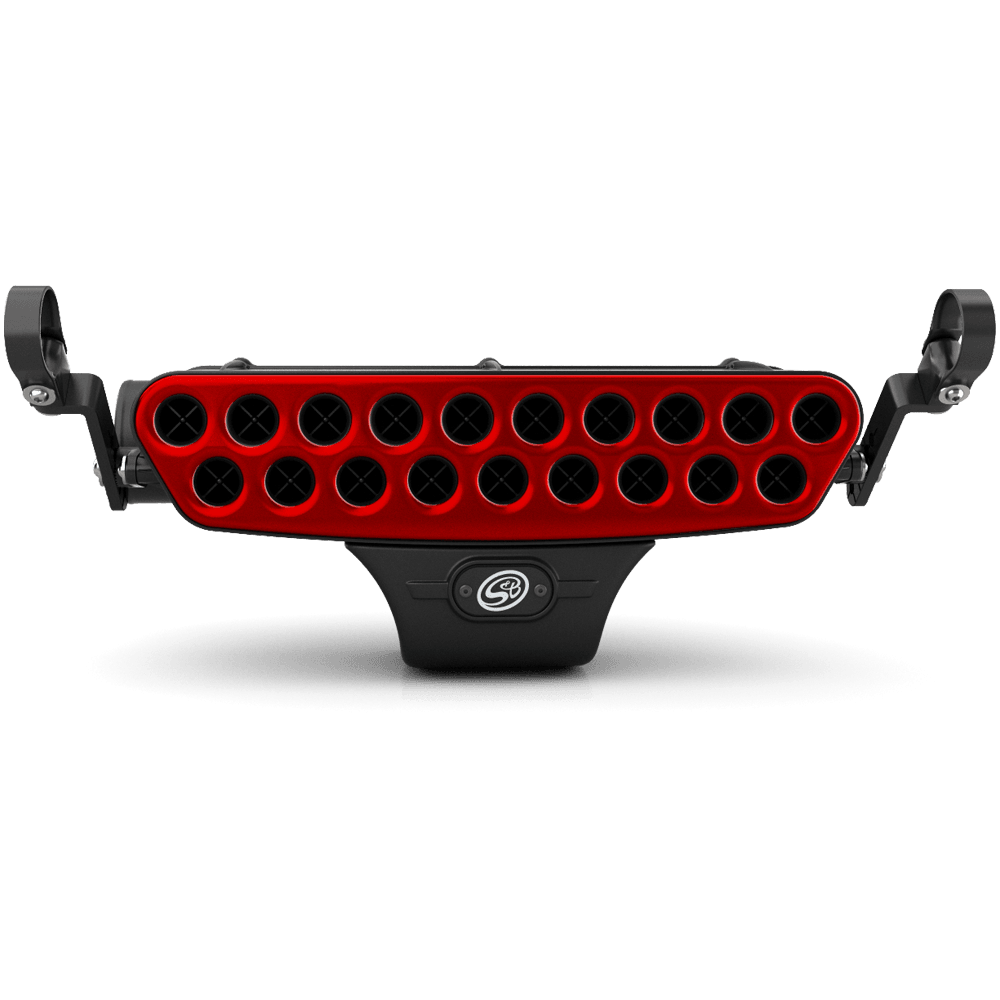 Stainless Steel Faceplate (Red) - V1 Particle Separator Only