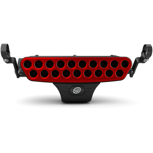 Stainless Steel Faceplate (Red) - V1 Particle Separator Only
