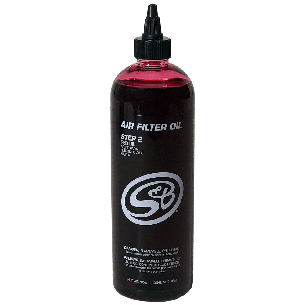 16 oz. Bottle of Air Filter Oil - Red