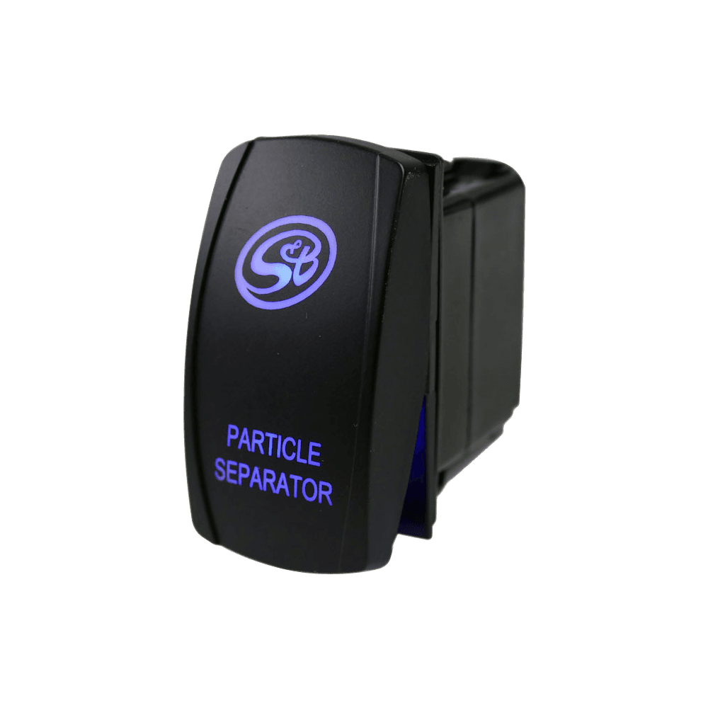 LED Rocker Switch w/ S&B Logo for Particle Separator