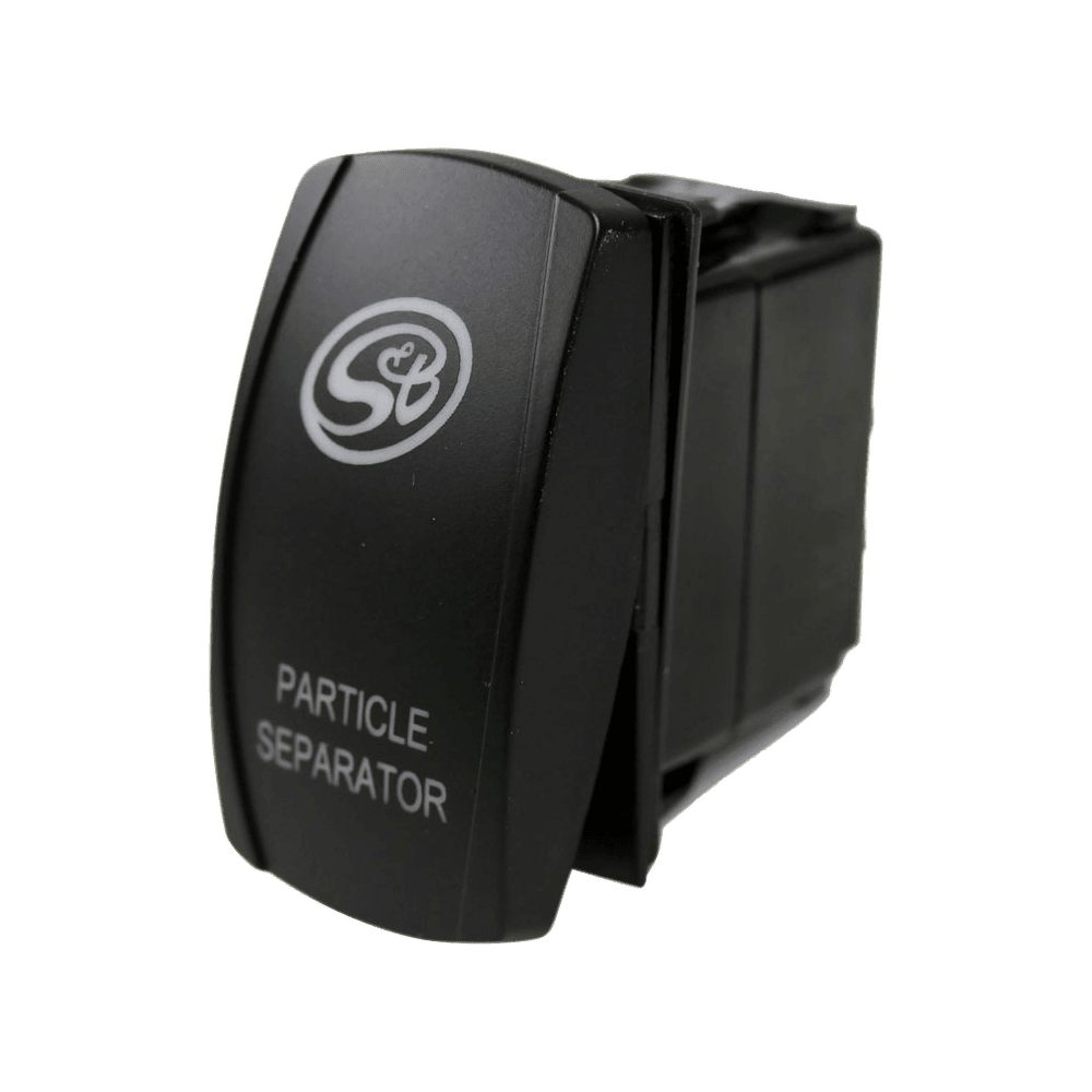 LED Rocker Switch w/ S&B Logo for Particle Separator