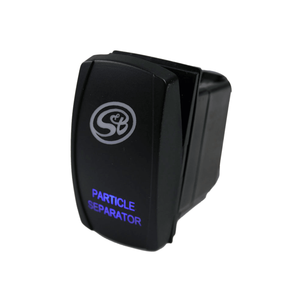 LED Rocker Switch w/ S&B Logo for Particle Separator