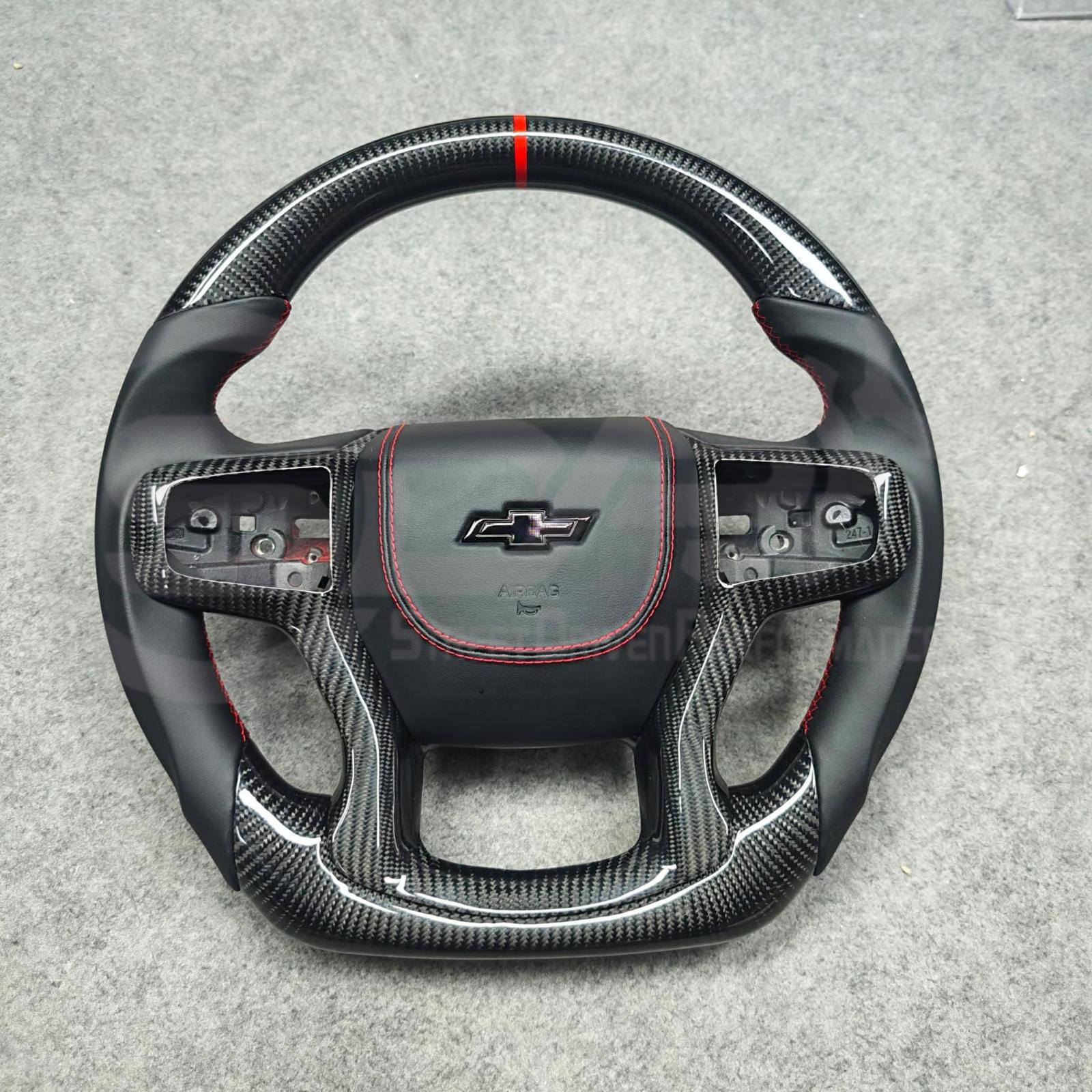 2007 - 2024+ Chevrolet Tahoe - Custom Carbon Fiber Steering Wheel with options