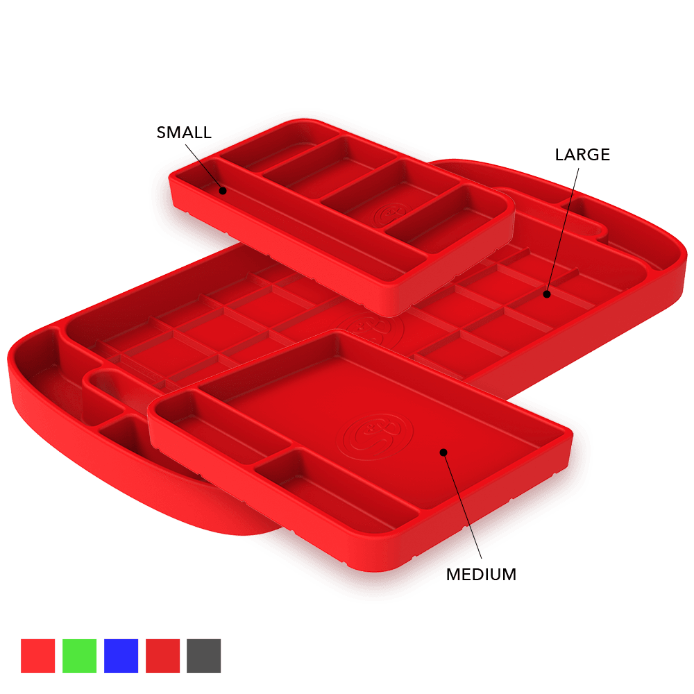 Silicone Tool Tray Small - Red