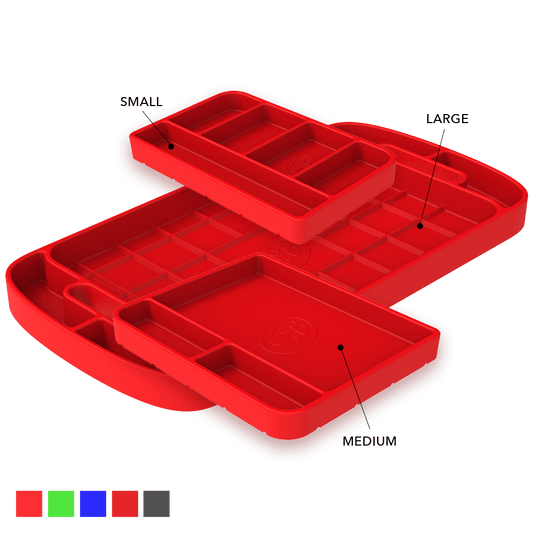 Silicone Tool Tray Small - Red