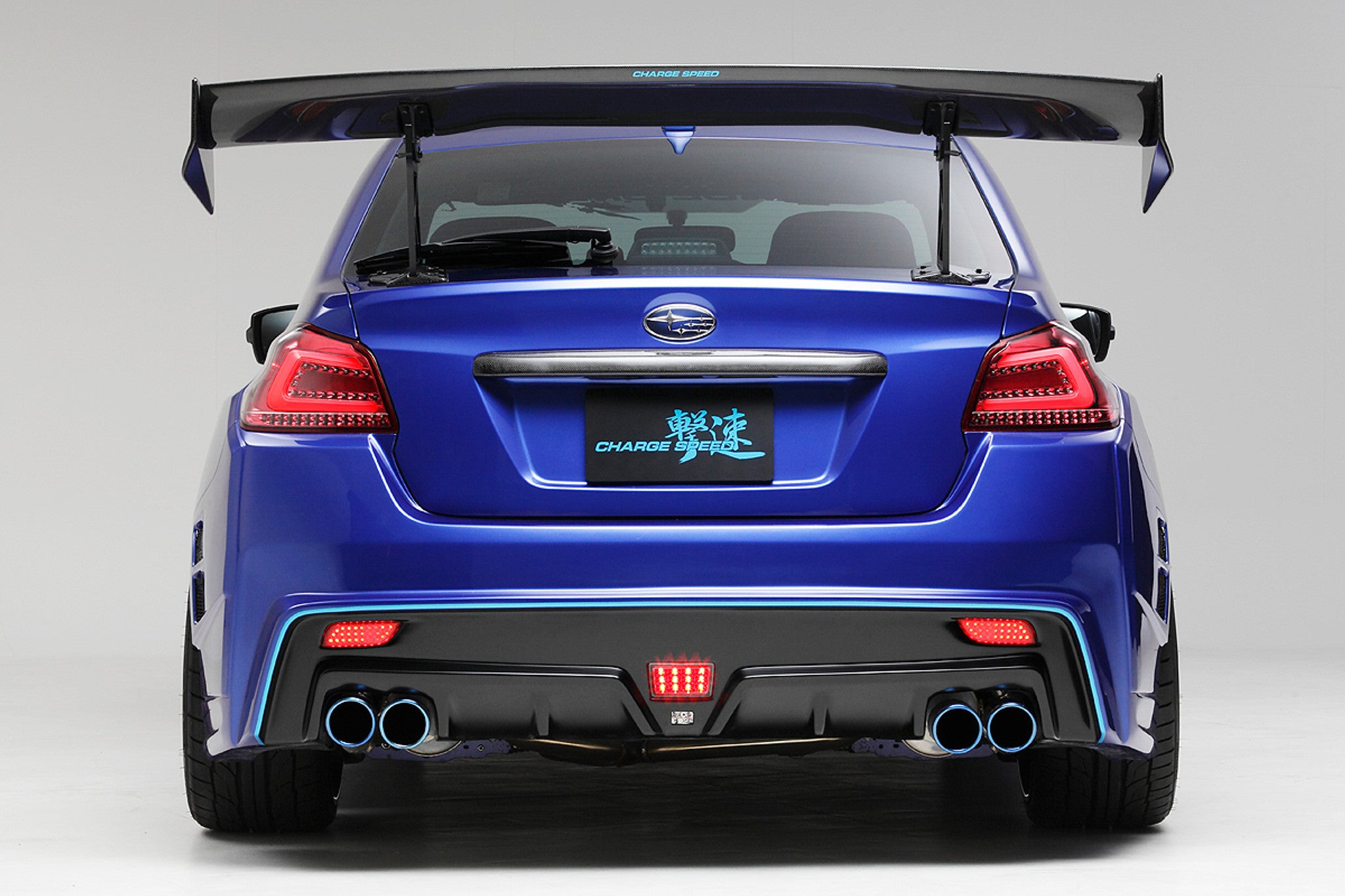 Charge Speed 2015-2021 Subaru WRX STi 4 Doors Sedan VA to G DRY Carbon GT Wing Normal Body Type 1,460mm