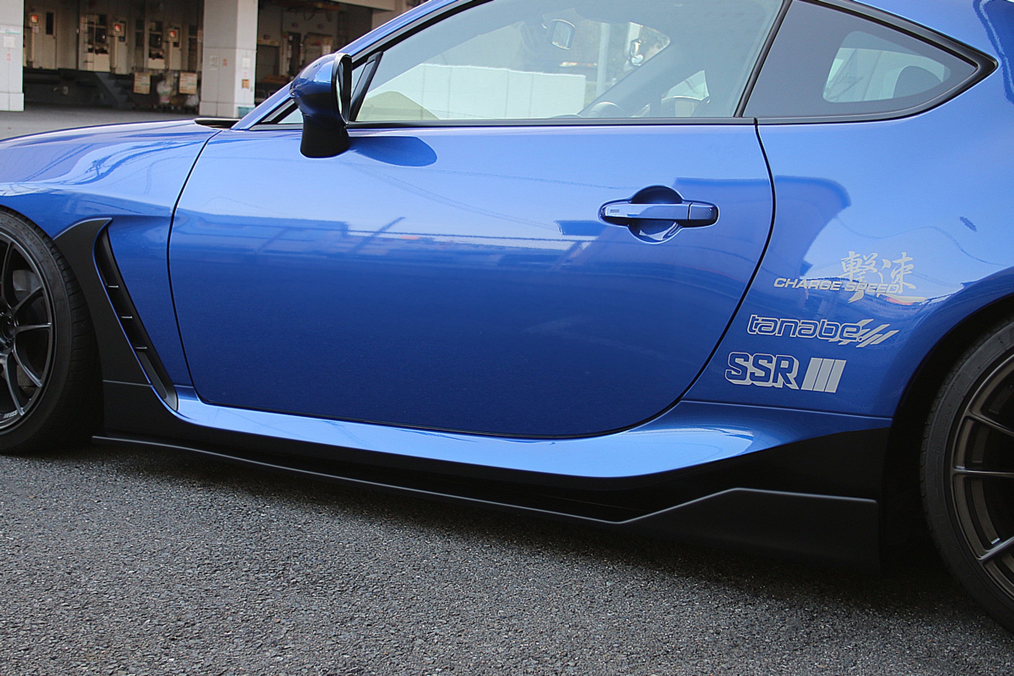 Charge Speed 2022-2026 Subaru BR-Z ZD8 & Toyota GR86 All Models Bottom Line Type 2 Carbon Side Skirts (Pair)