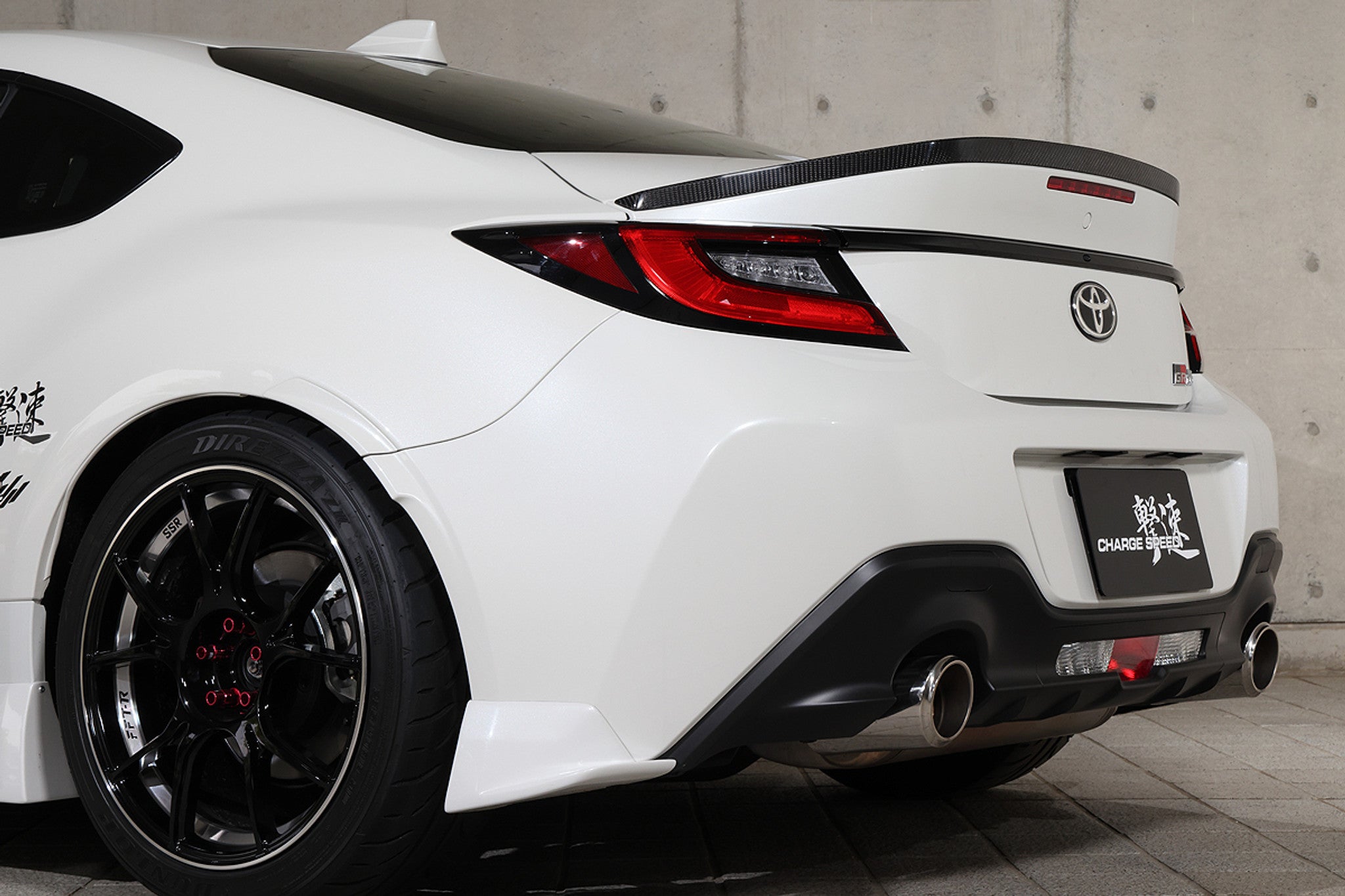 Charge Speed 2022-2026 Subaru BR-Z ZD8  & Toyota GR86 All Models 1 FRP Rear Lip Spoiler