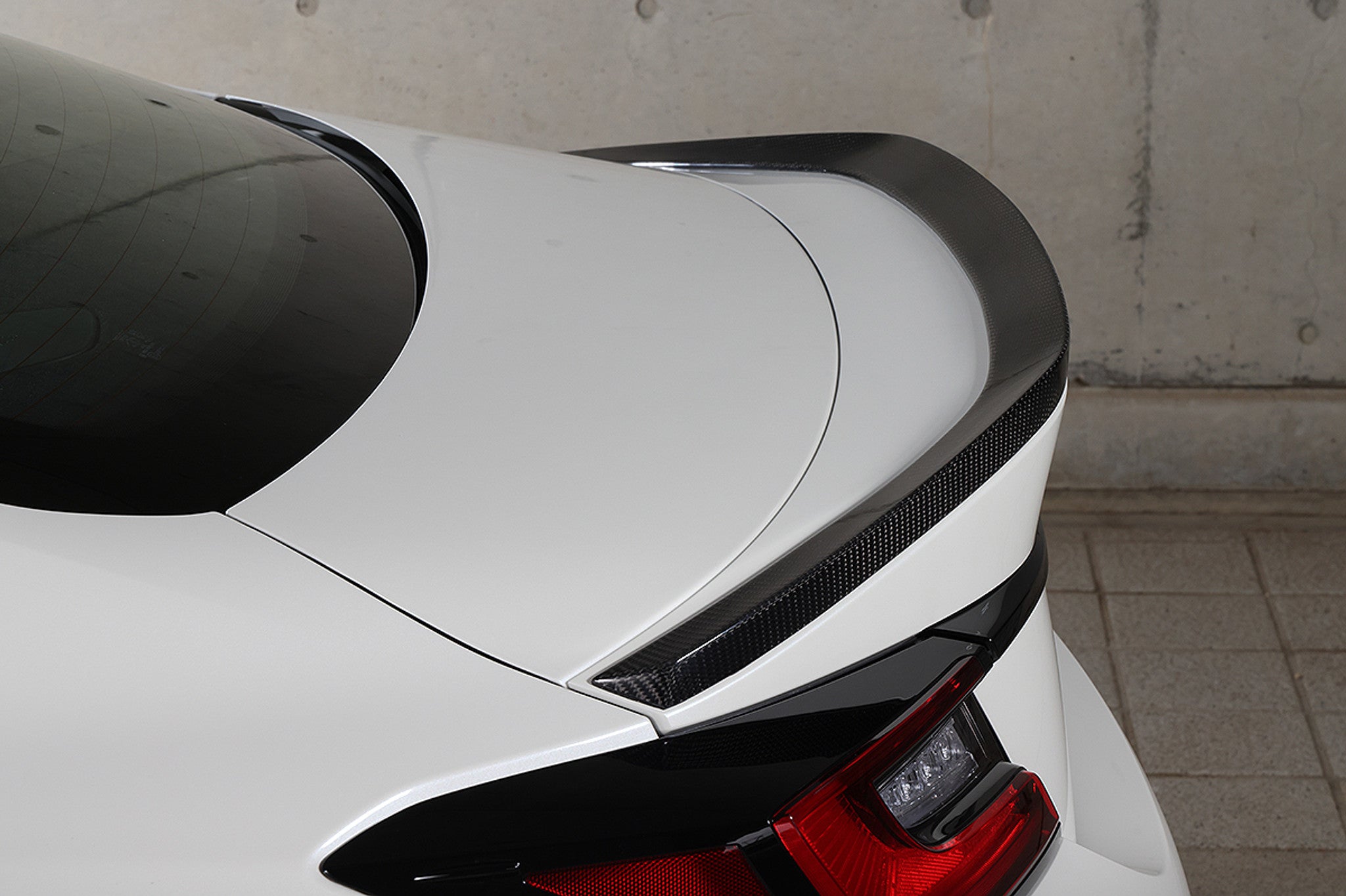 Charge Speed 2022-2026 Subaru BR-Z ZD8 & Toyota GR86 All Models TWILL WEAVE Carbon Rear Lip Spoiler