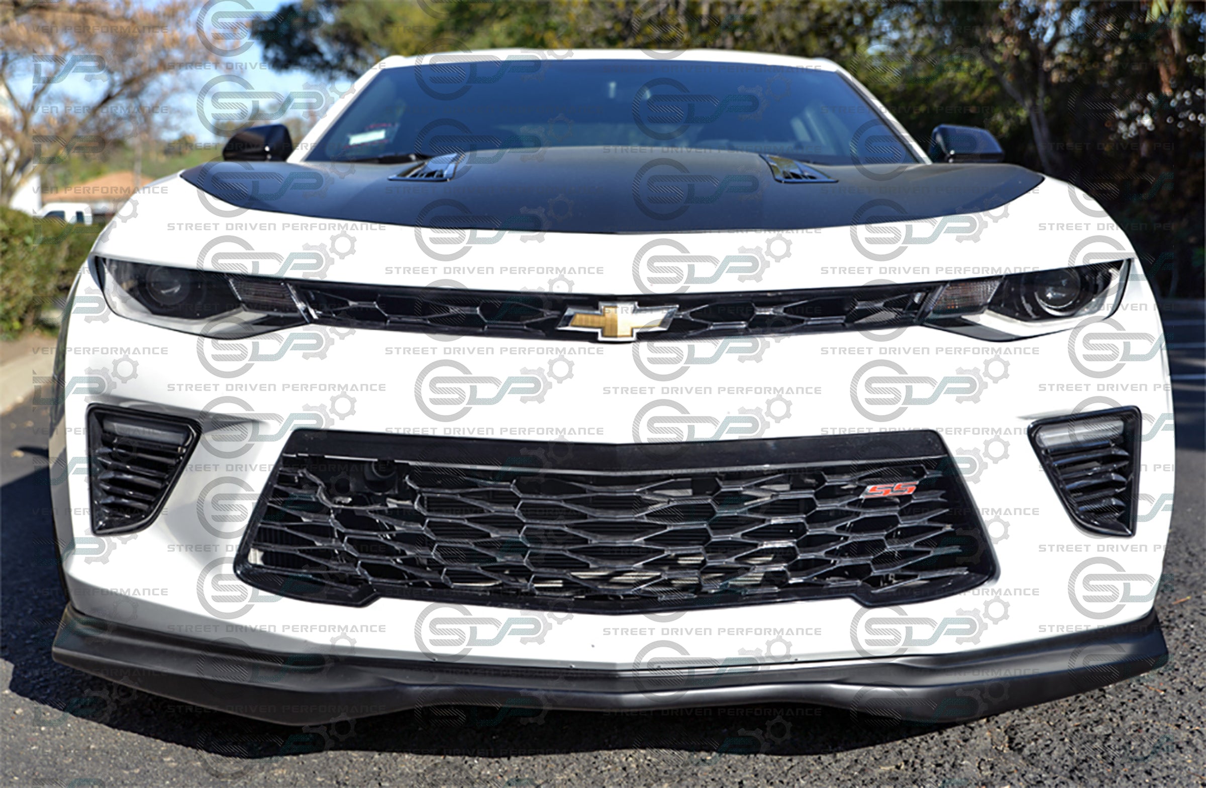 2016-2018 6th Gen Camaro - "T6 Performance Package" Carbon Fiber Front Splitter / Lip with Side Extensions Ground Effects - for all 16-18 SS models