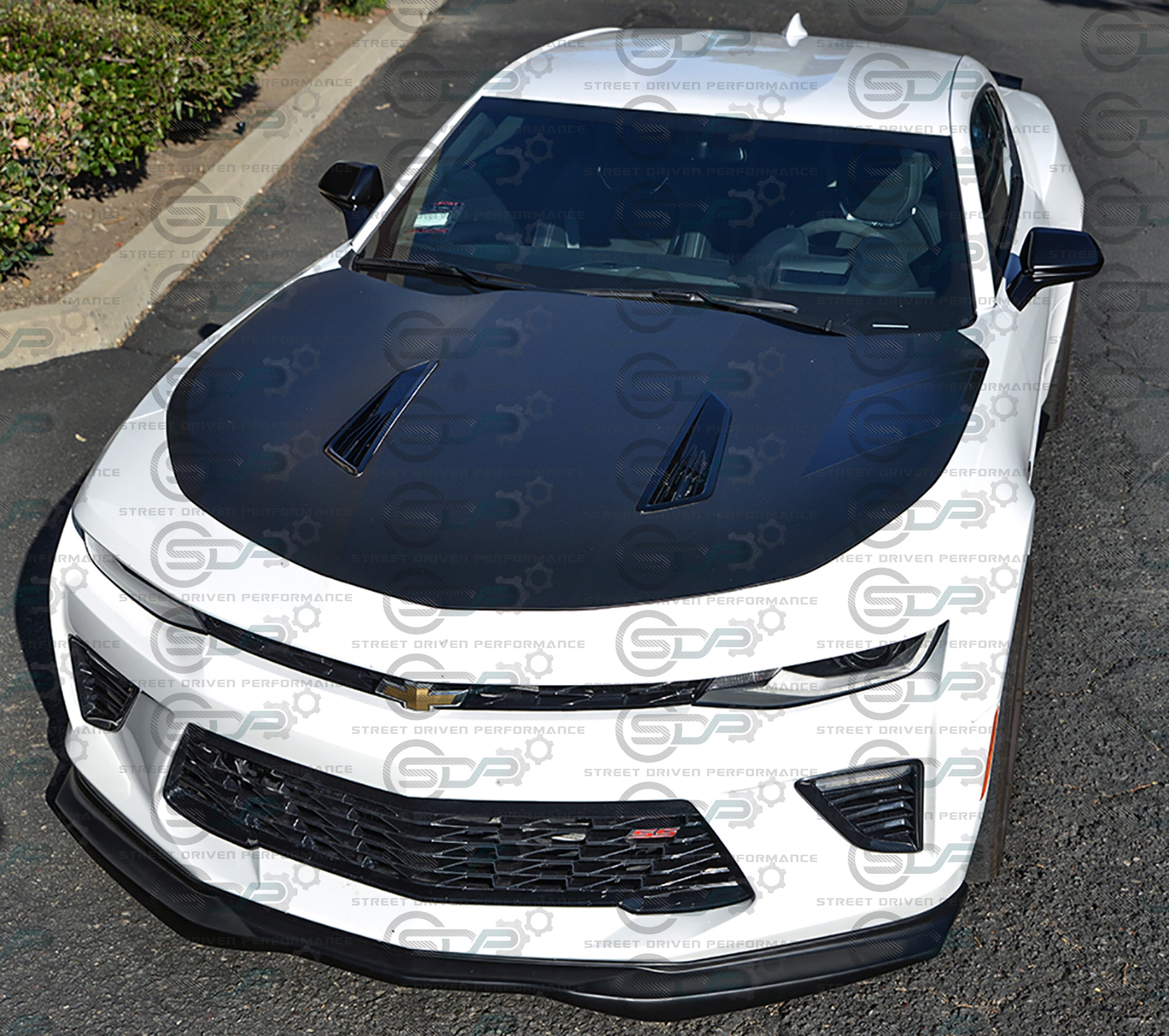 2016-2018 6th Gen Camaro - "T6 Performance Package" Carbon Fiber Front Splitter / Lip with Side Extensions Ground Effects - for all 16-18 SS models