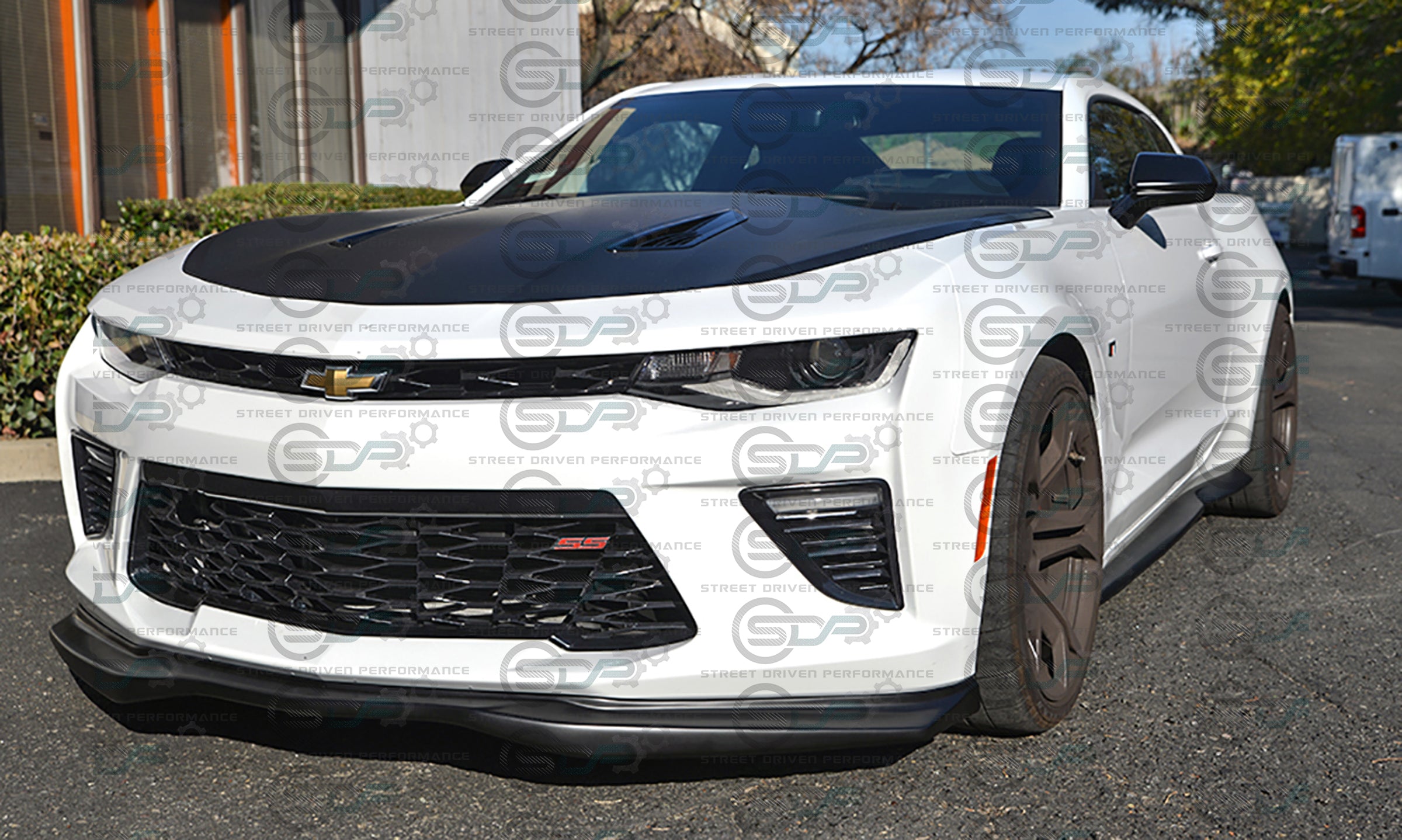 2016-2018 6th Gen Camaro - "T6 Performance Package" Carbon Fiber Front Splitter / Lip with Side Extensions Ground Effects - for all 16-18 SS models