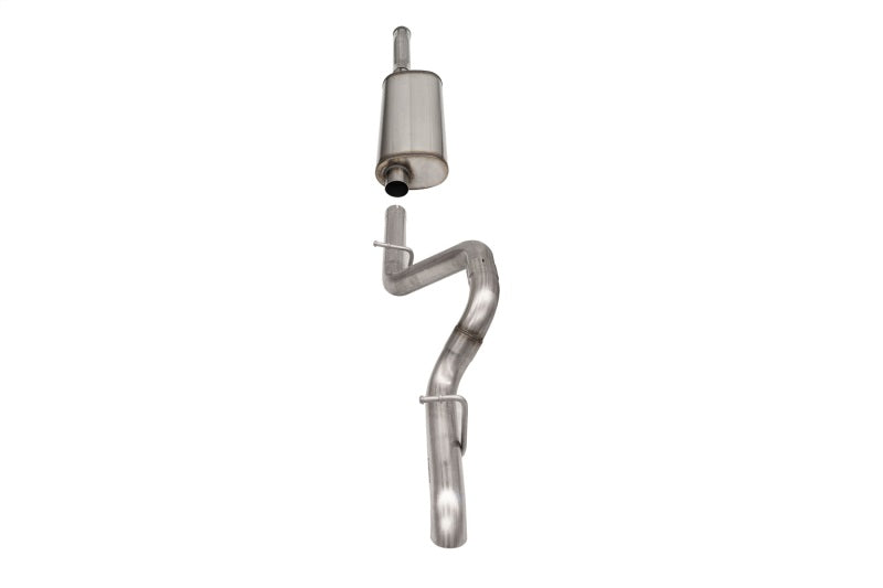 Corsa 2018-2025 Jeep Wrangler JLU 3.6L Sport 2.75in Cat-Back Exhaust w/ Turn Down Tip