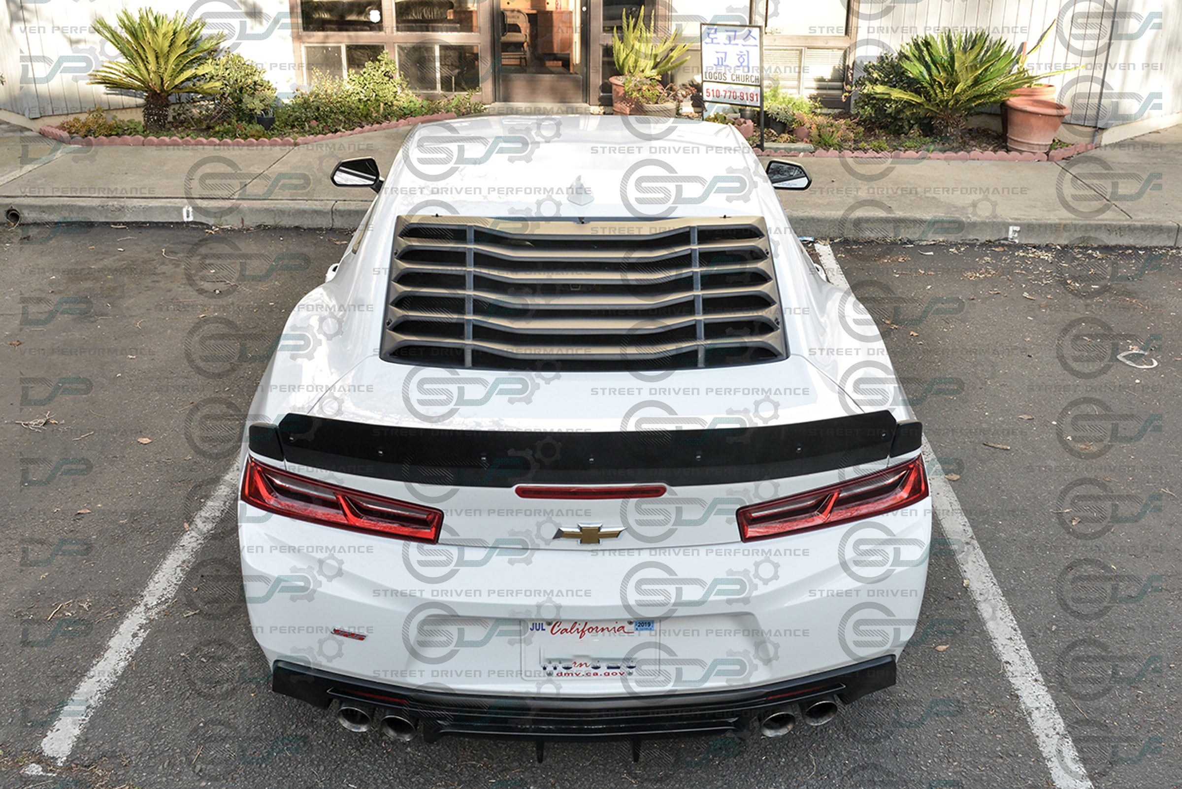 2016+ 6th Gen Camaro - Rear Window Louver / Sun Shade Cover - for all models