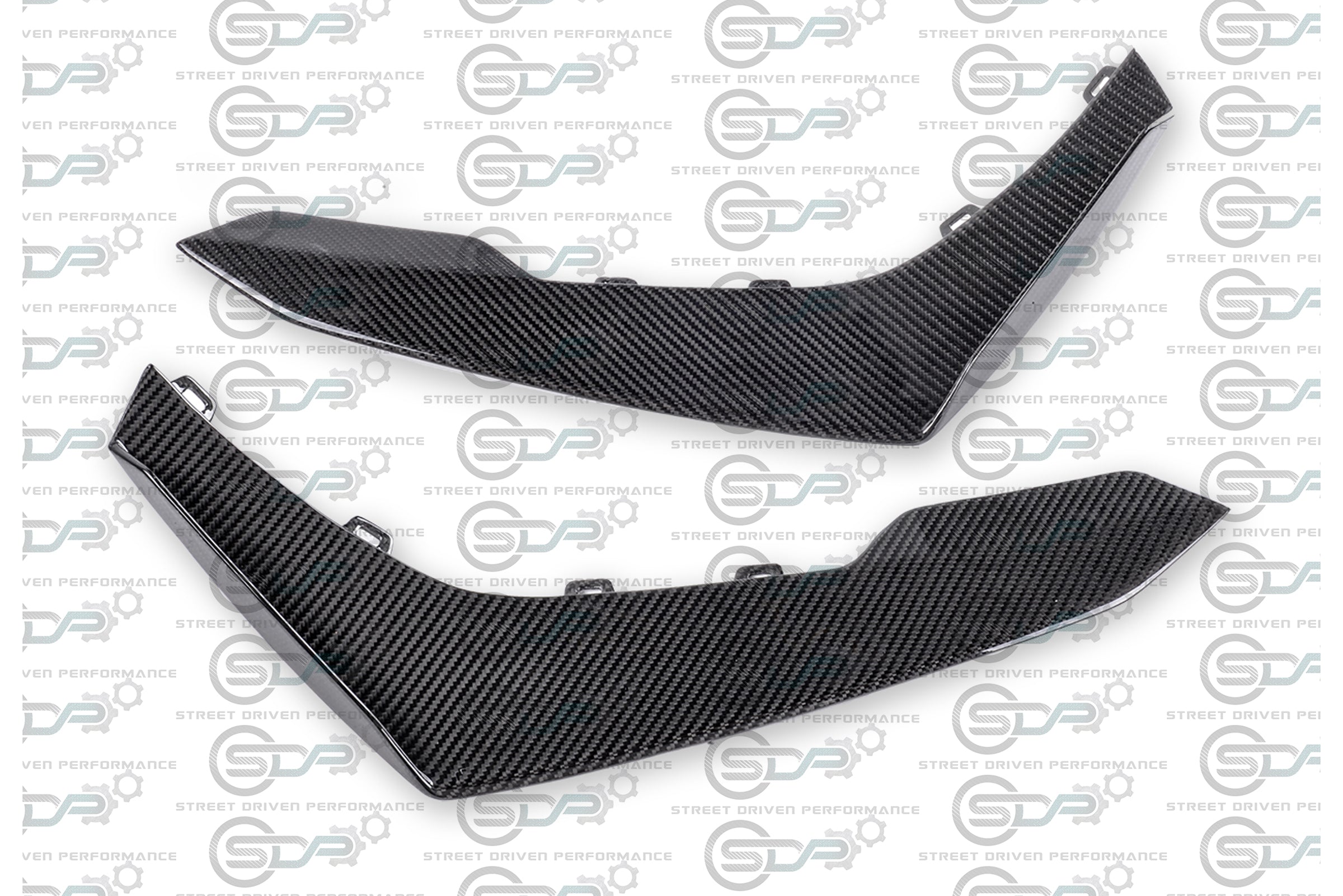 2017-UP CAMARO ZL1 1LE FRONT AIR DUCT BEZELS & CANARDS DIVE PLANES