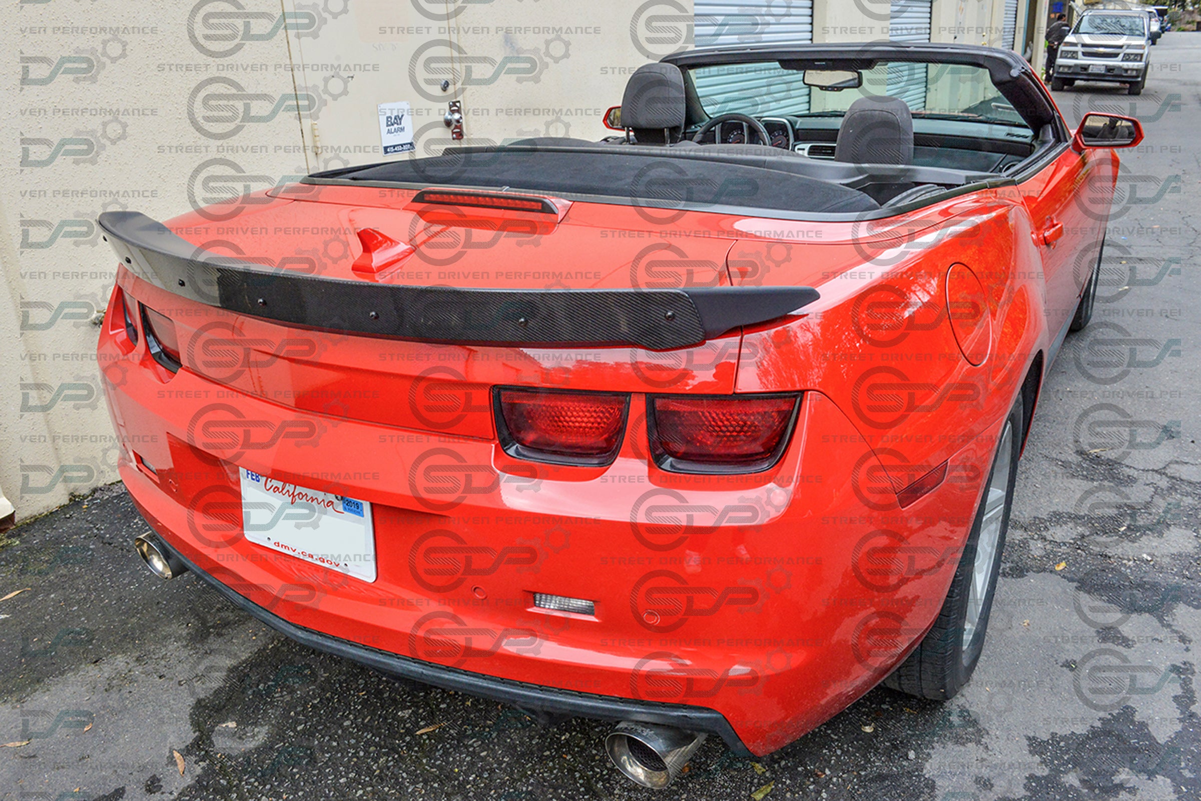 2010-2013 5th Gen Camaro - "ZL1 Style" Rear Trunk Lid Spoiler Wing  with Wickerbill - for models