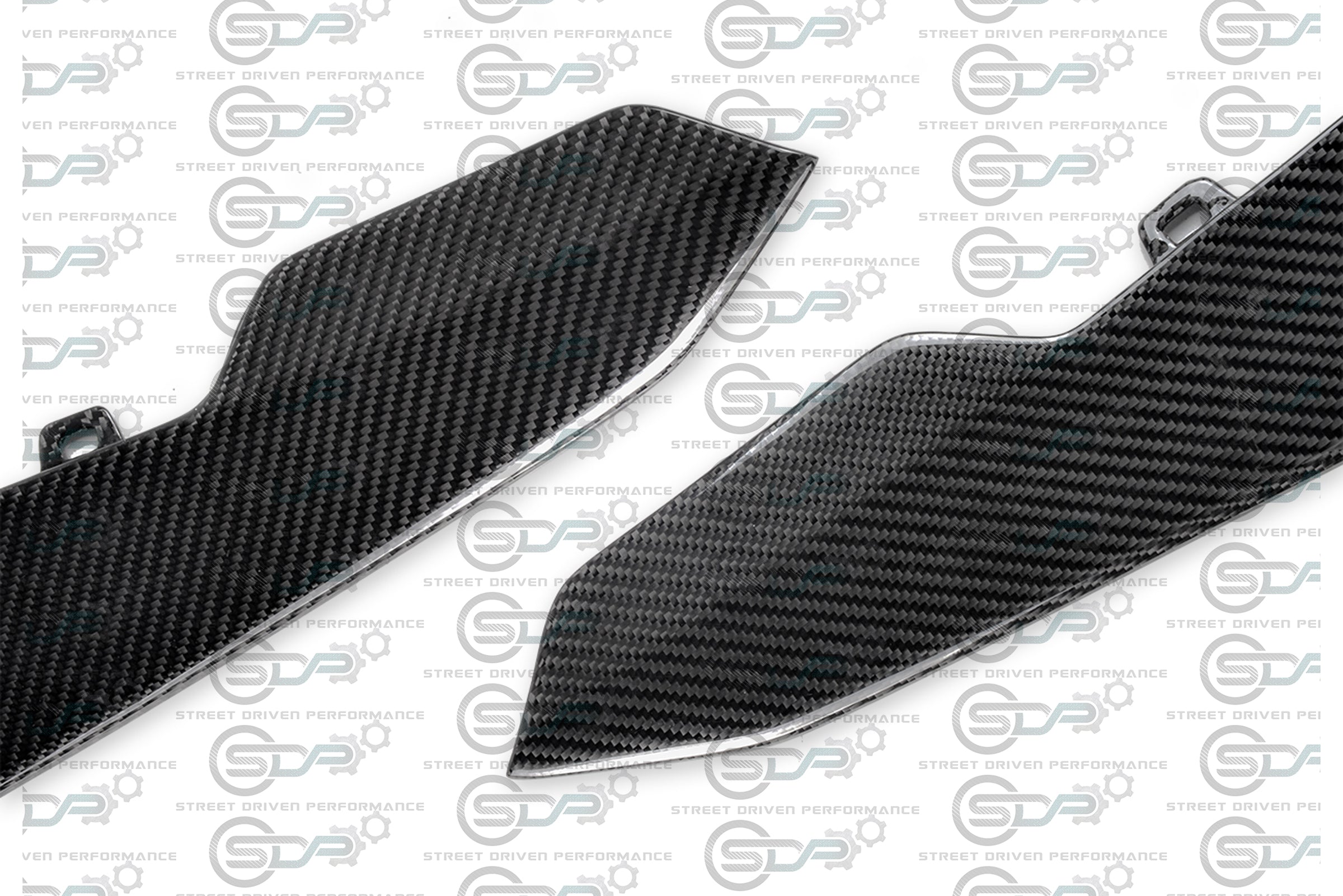 2017-UP CAMARO ZL1 1LE FRONT AIR DUCT BEZELS & CANARDS DIVE PLANES