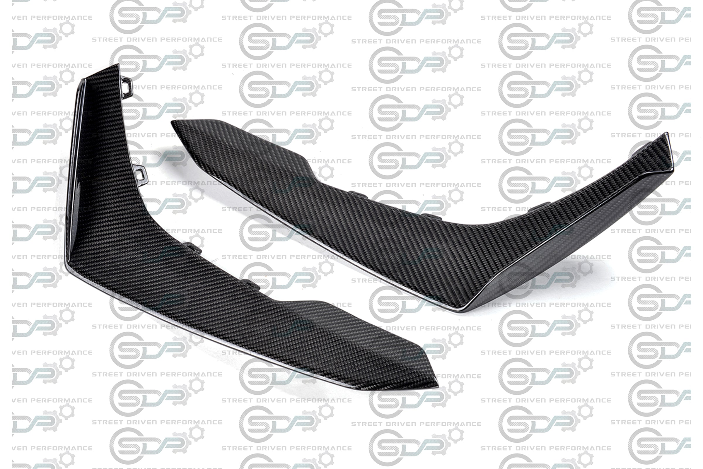 2017-UP CAMARO ZL1 1LE FRONT AIR DUCT BEZELS & CANARDS DIVE PLANES