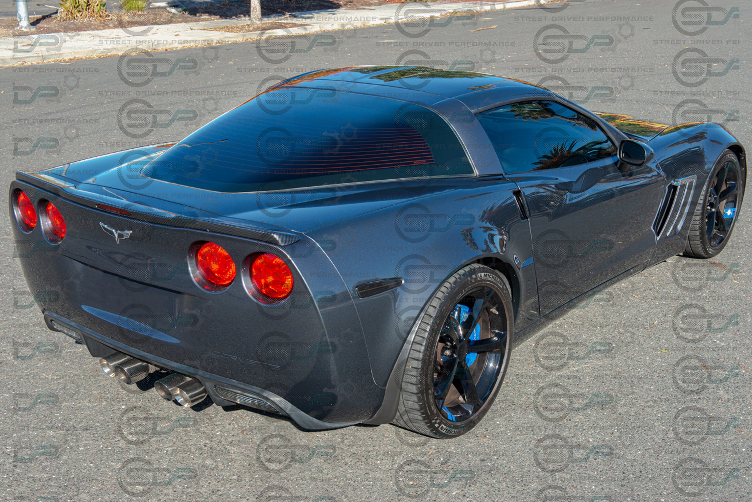 2005-2013 C6 Corvette - "ZR1 Style" Rear Trunk Lid Spoiler Wing- for all models