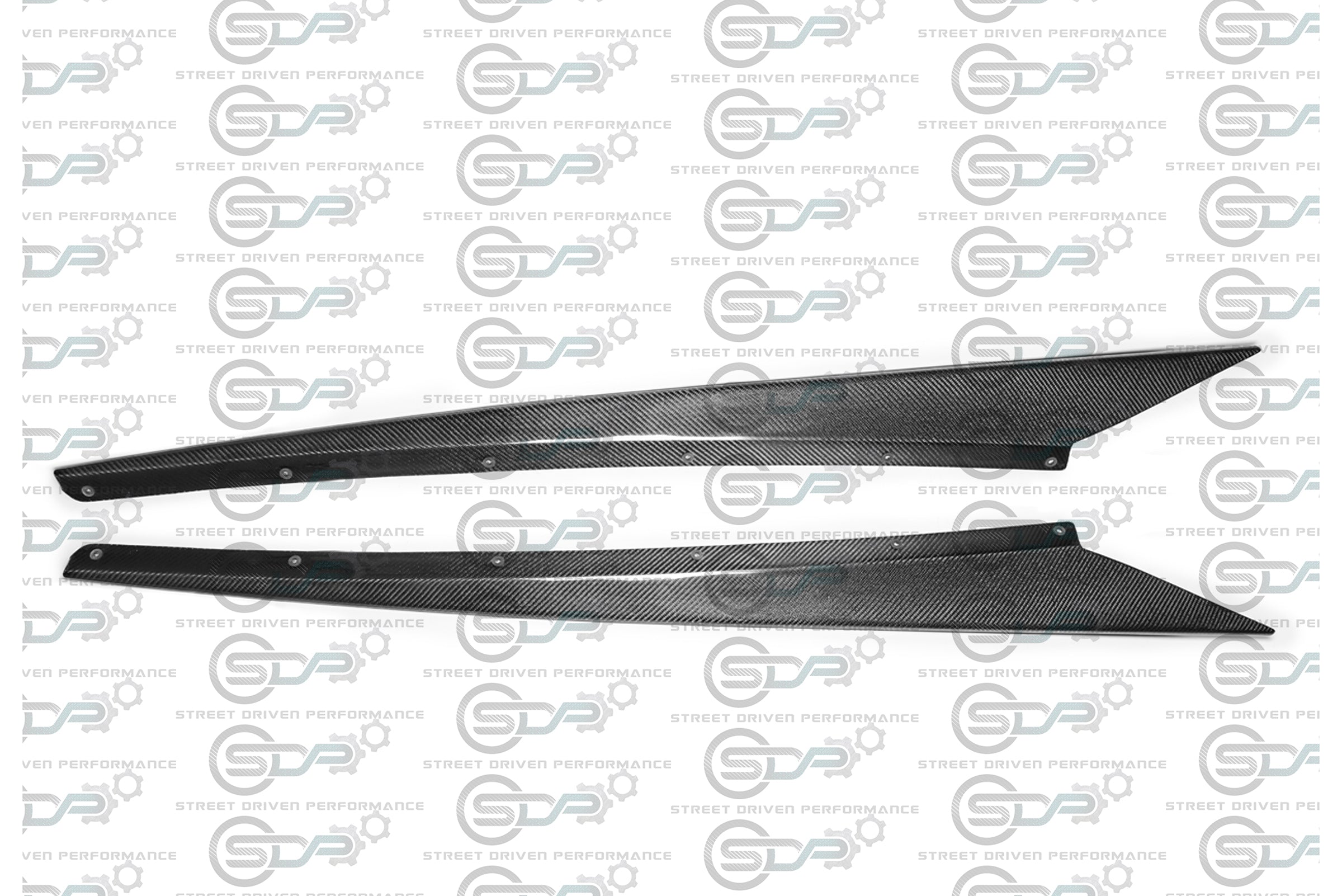 2020+ C8 Chevrolet Corvette Stingray & Z51 - "Z51 Style" Carbon Fiber Side Skirts Rocker Panel Ground Effects