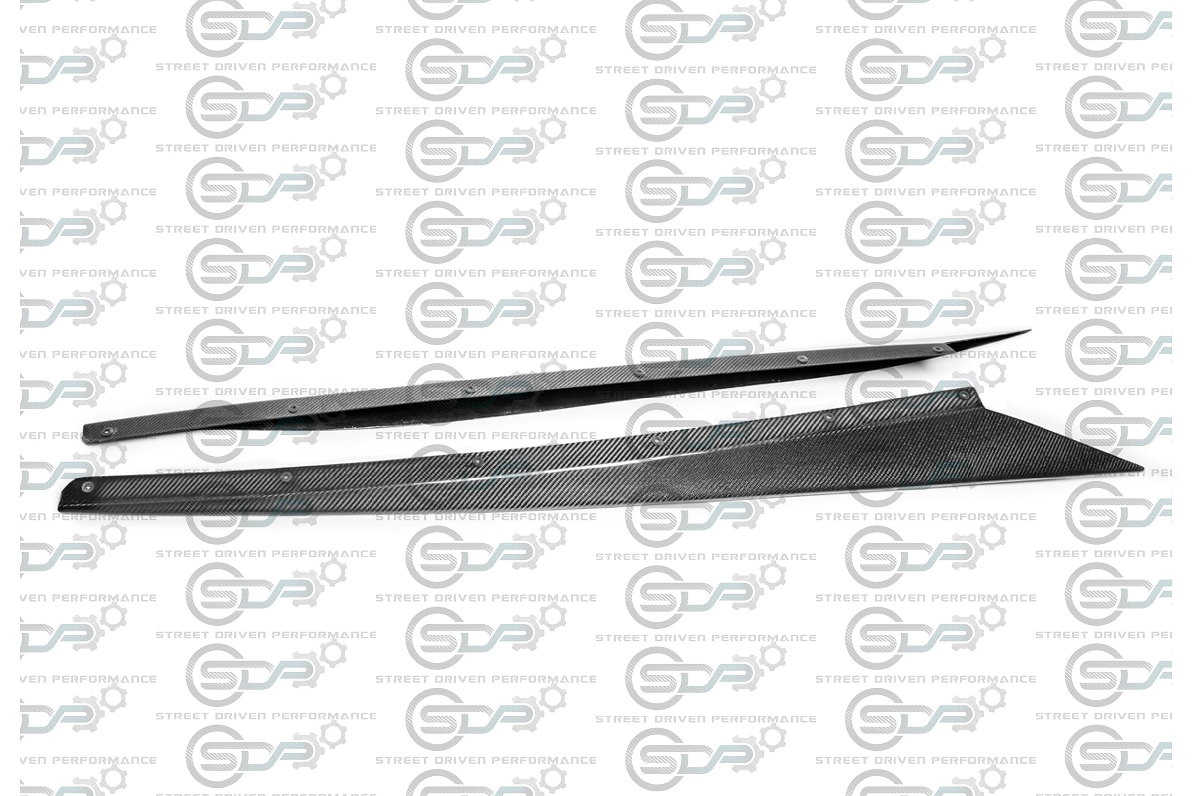 2020+ C8 Chevrolet Corvette Stingray & Z51 - "Z51 Style" Carbon Fiber Side Skirts Rocker Panel Ground Effects