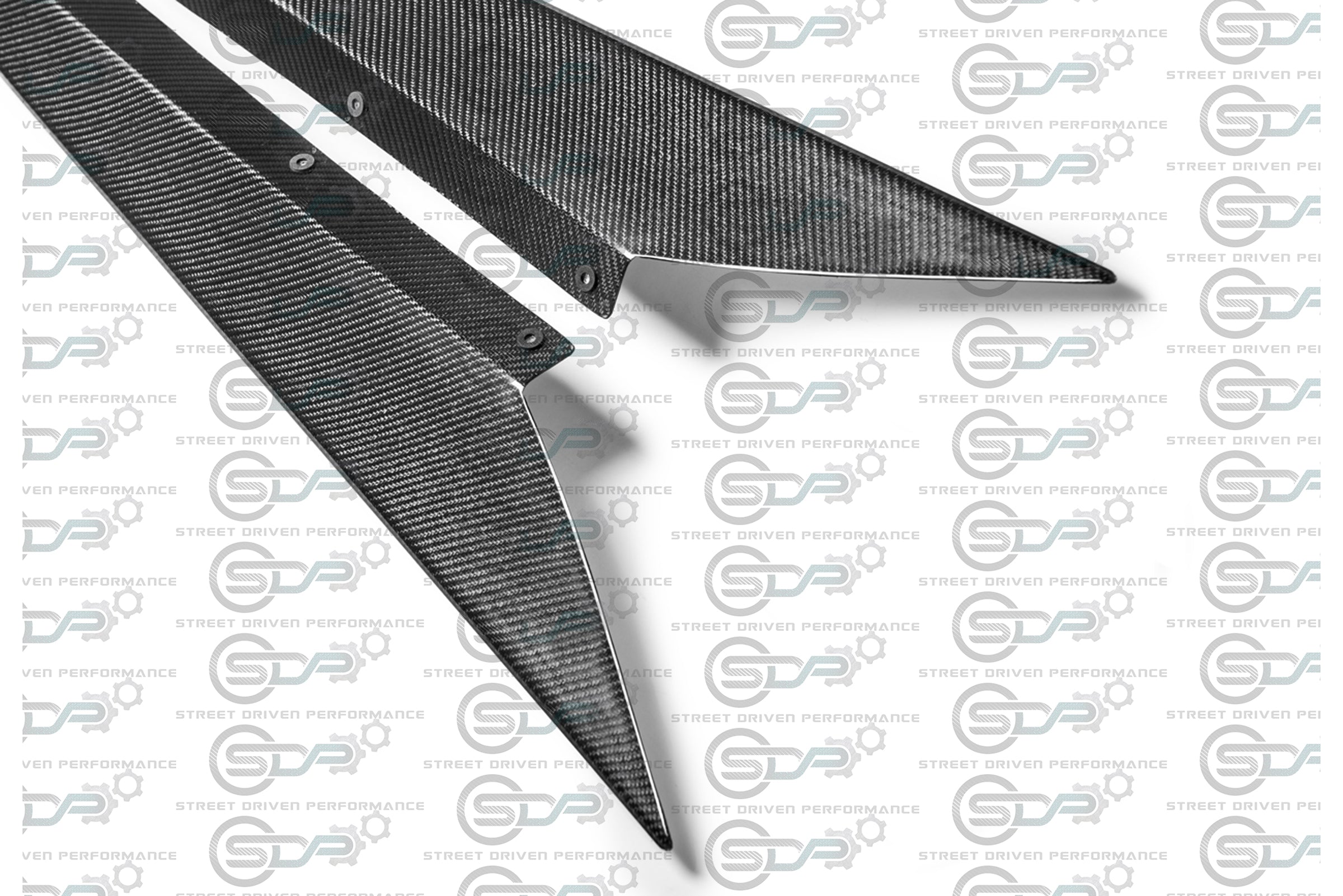 2020+ C8 Chevrolet Corvette Stingray & Z51 - "Z51 Style" Carbon Fiber Side Skirts Rocker Panel Ground Effects