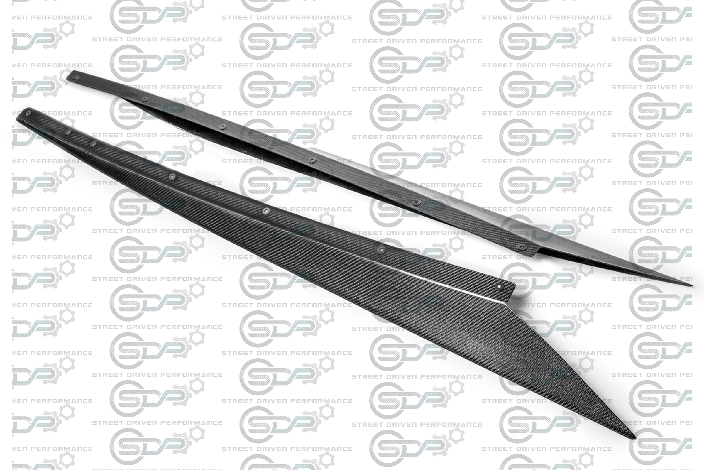 2020+ C8 Chevrolet Corvette Stingray & Z51 - "Z51 Style" Carbon Fiber Side Skirts Rocker Panel Ground Effects