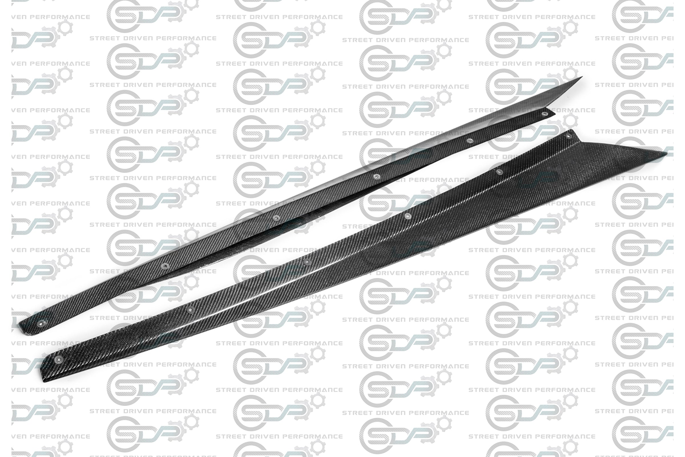 2020+ C8 Chevrolet Corvette Stingray & Z51 - "Z51 Style" Carbon Fiber Side Skirts Rocker Panel Ground Effects