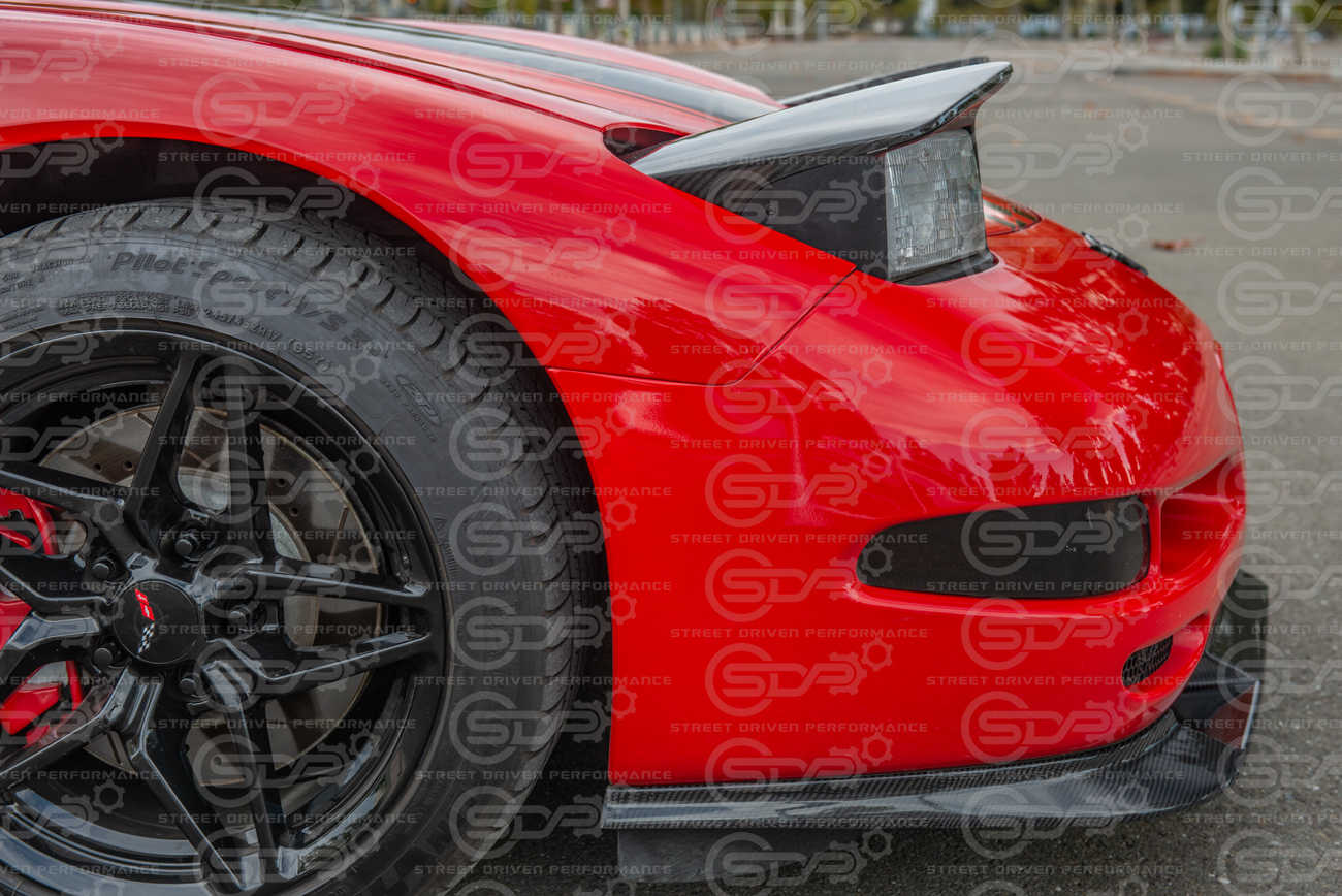 1997-2004 Corvette C5 | Factory Style CARBON FIBER Front Headlight Covers