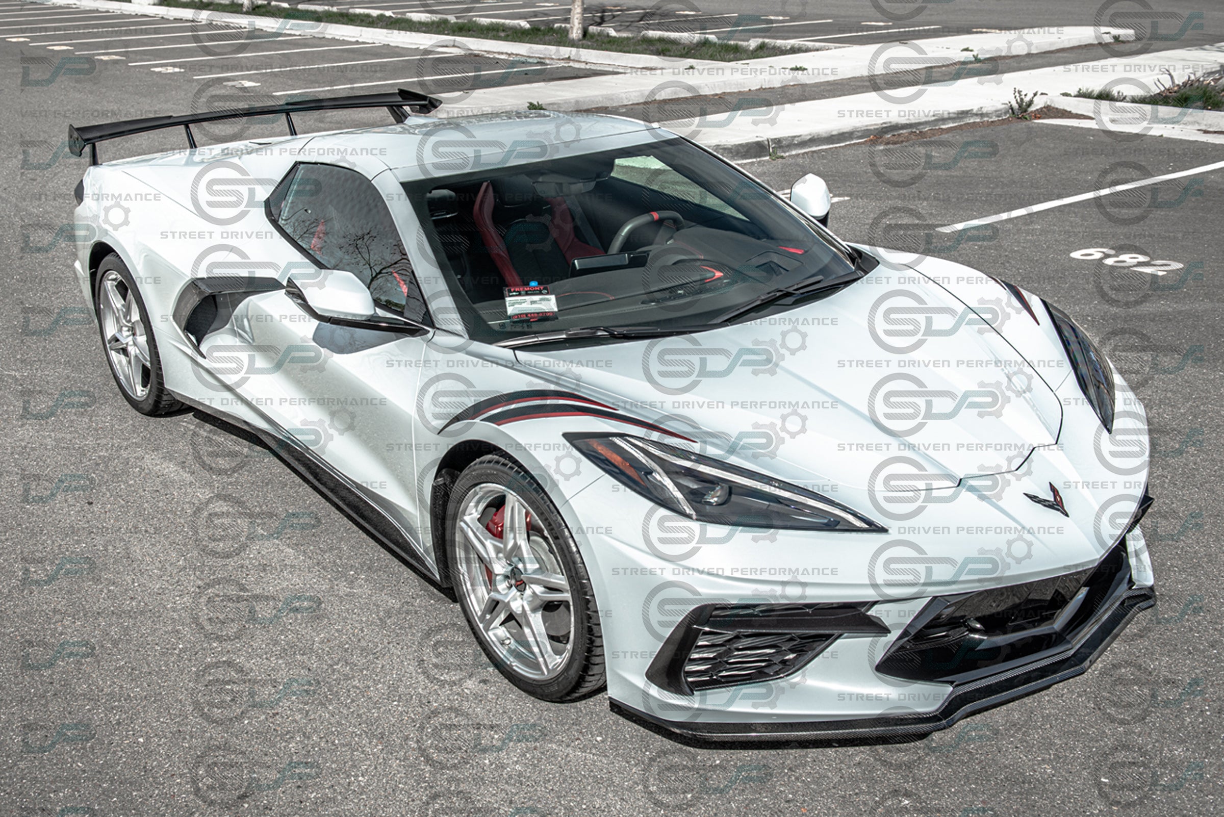 2020+ C8 Chevrolet Corvette Stingray & Z51 - "Z51 Style" Carbon Fiber Side Skirts Rocker Panel Ground Effects