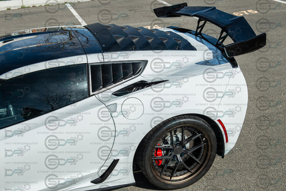 2014-2019 C7 Corvette - Side Window Louver / Cover