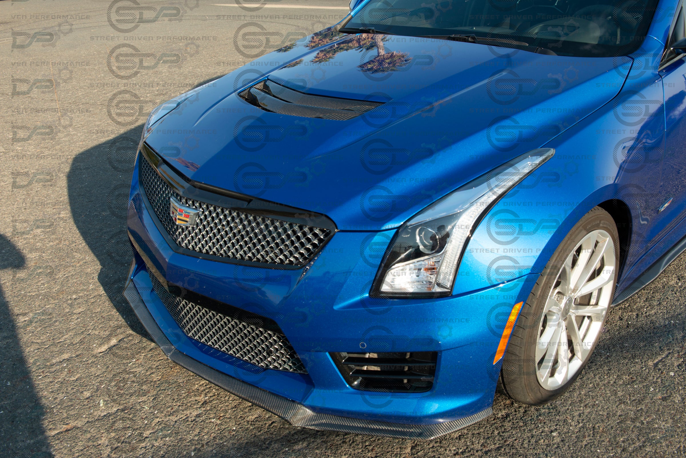 2016-2019 Cadillac ATS-V - Carbon Fiber Hood Vent