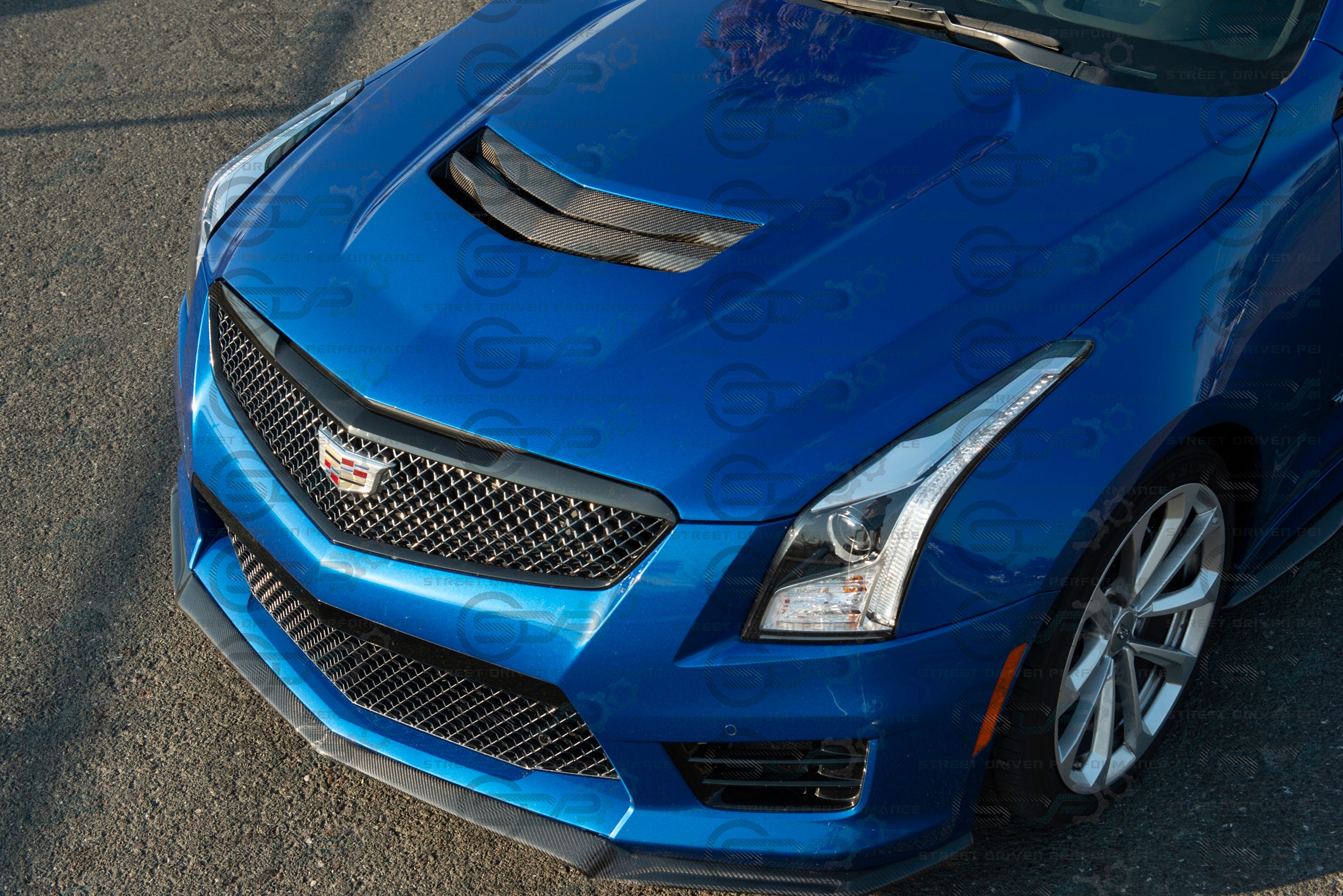 2016-2019 Cadillac ATS-V - Carbon Fiber Hood Vent