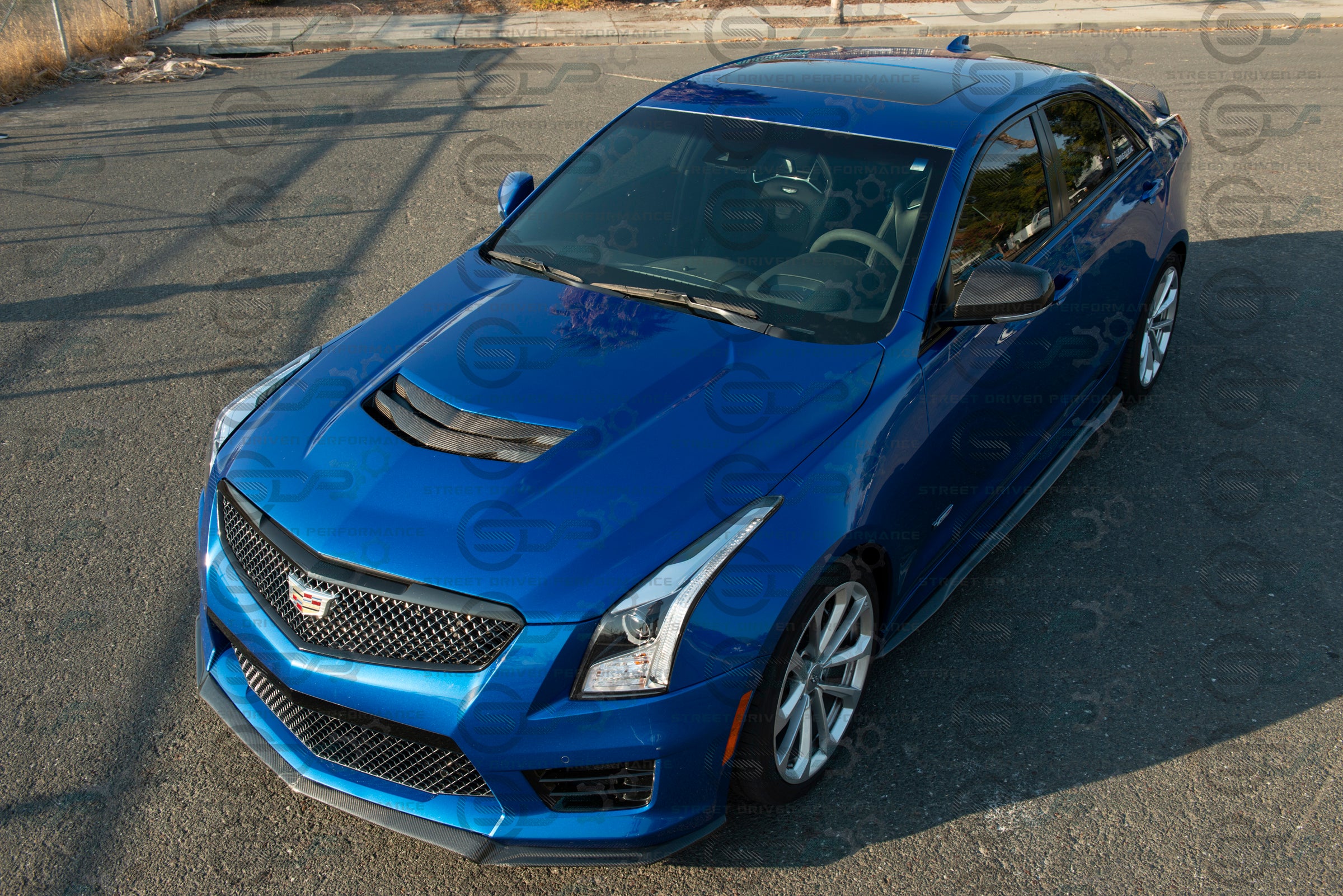 2016-2019 Cadillac ATS-V - Carbon Fiber Hood Vent