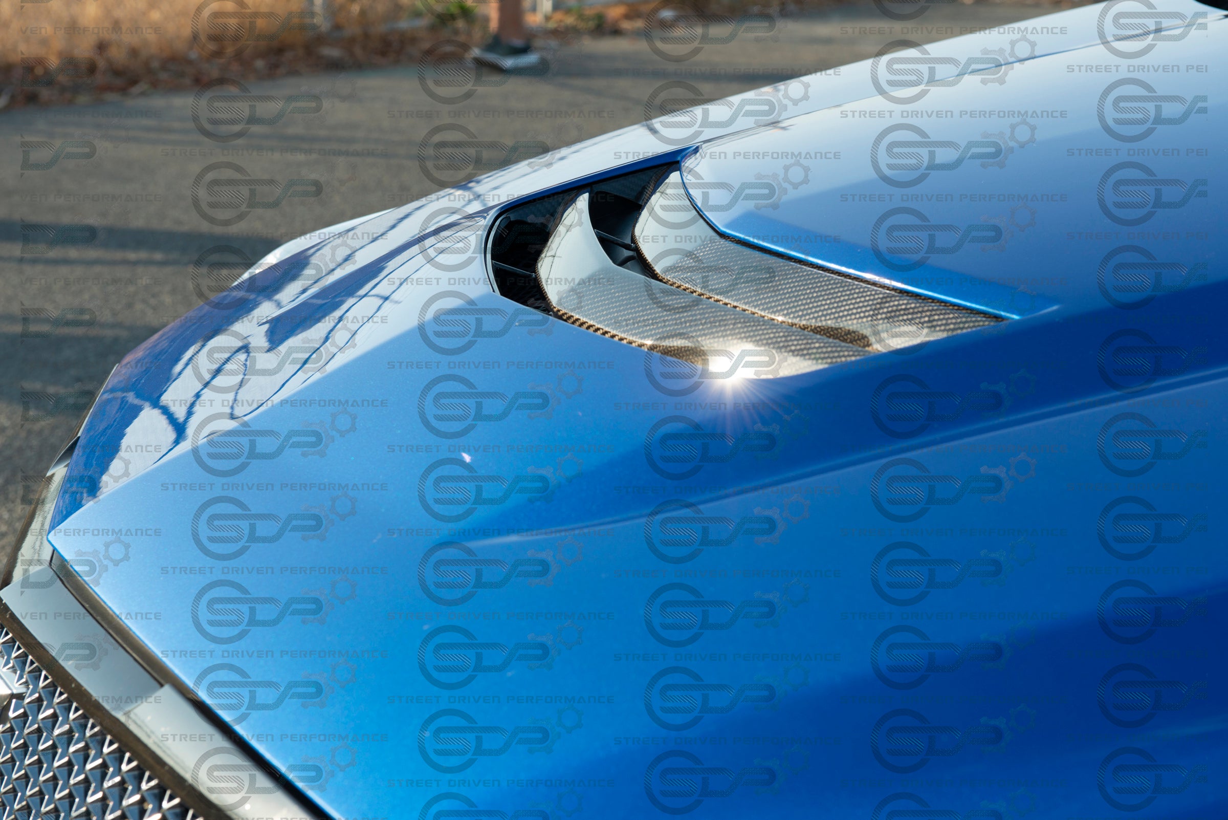 2016-2019 Cadillac ATS-V - Carbon Fiber Hood Vent