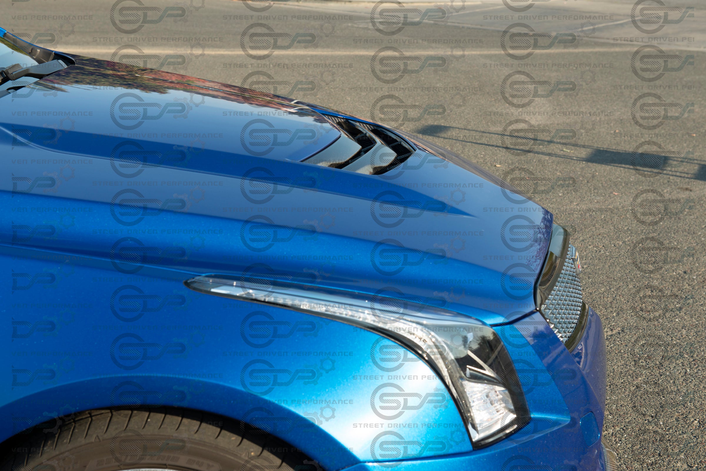 2016-2019 Cadillac ATS-V - Carbon Fiber Hood Vent