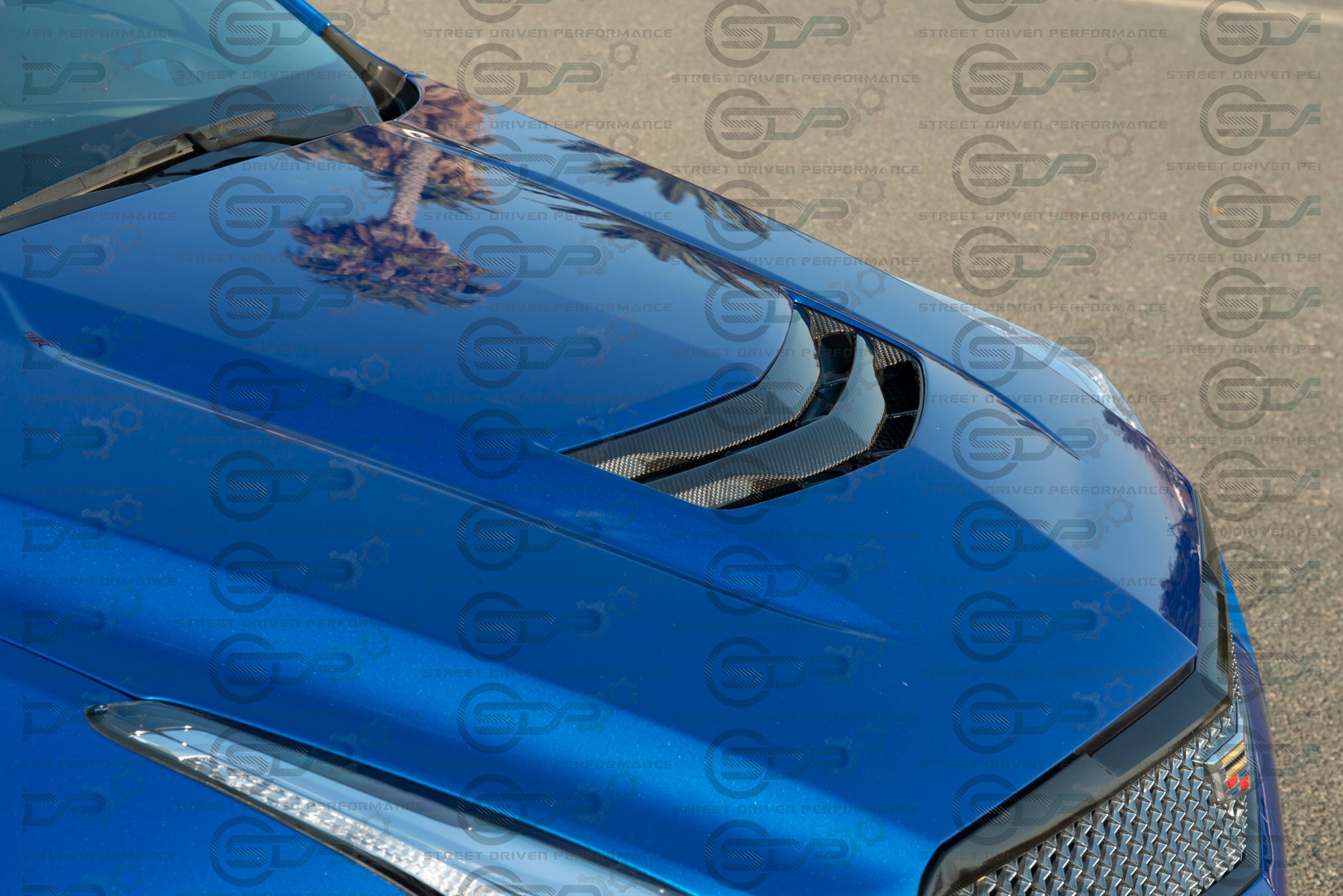 2016-2019 Cadillac ATS-V - Carbon Fiber Hood Vent