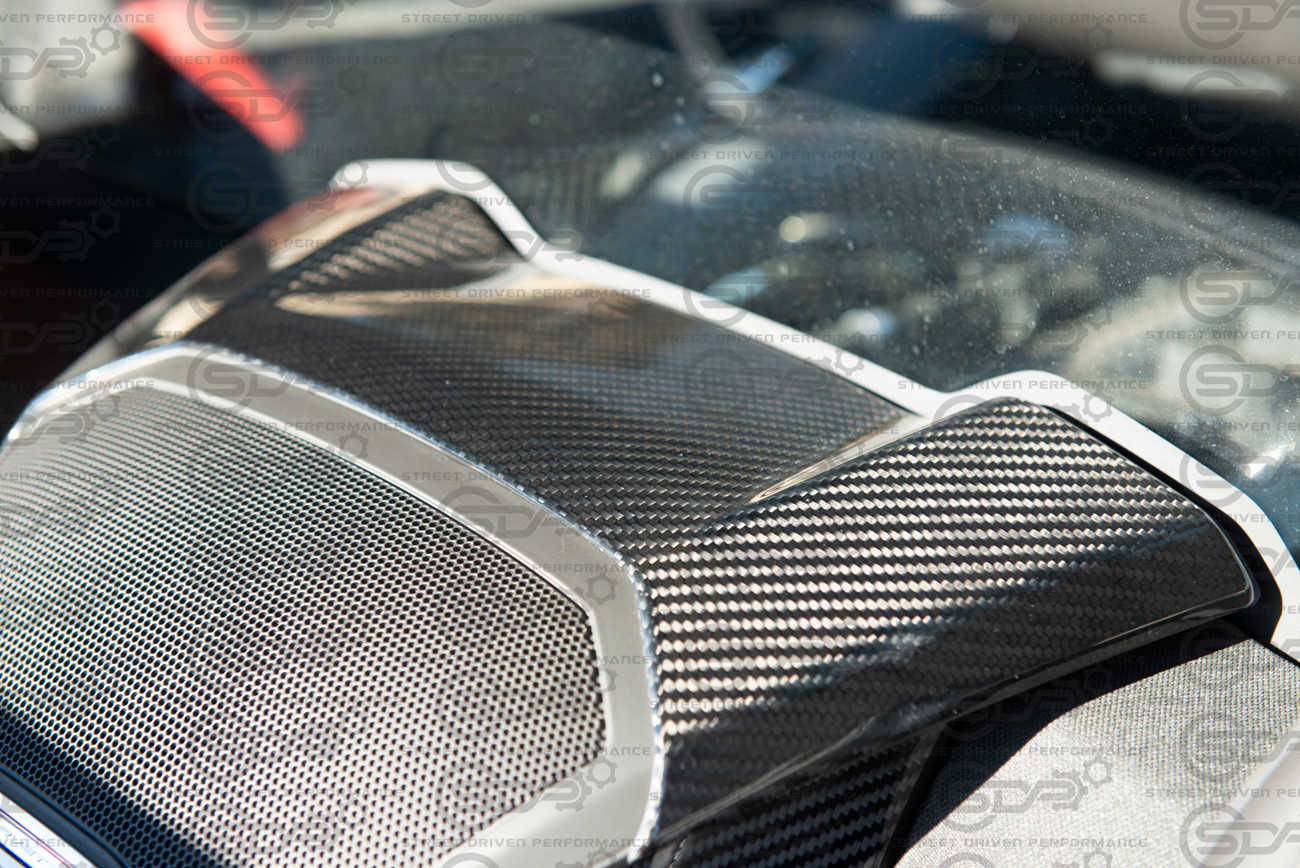2020+ Corvette C8 Coupe CARBON FIBER Interior Waterfall Upper Speaker Grille