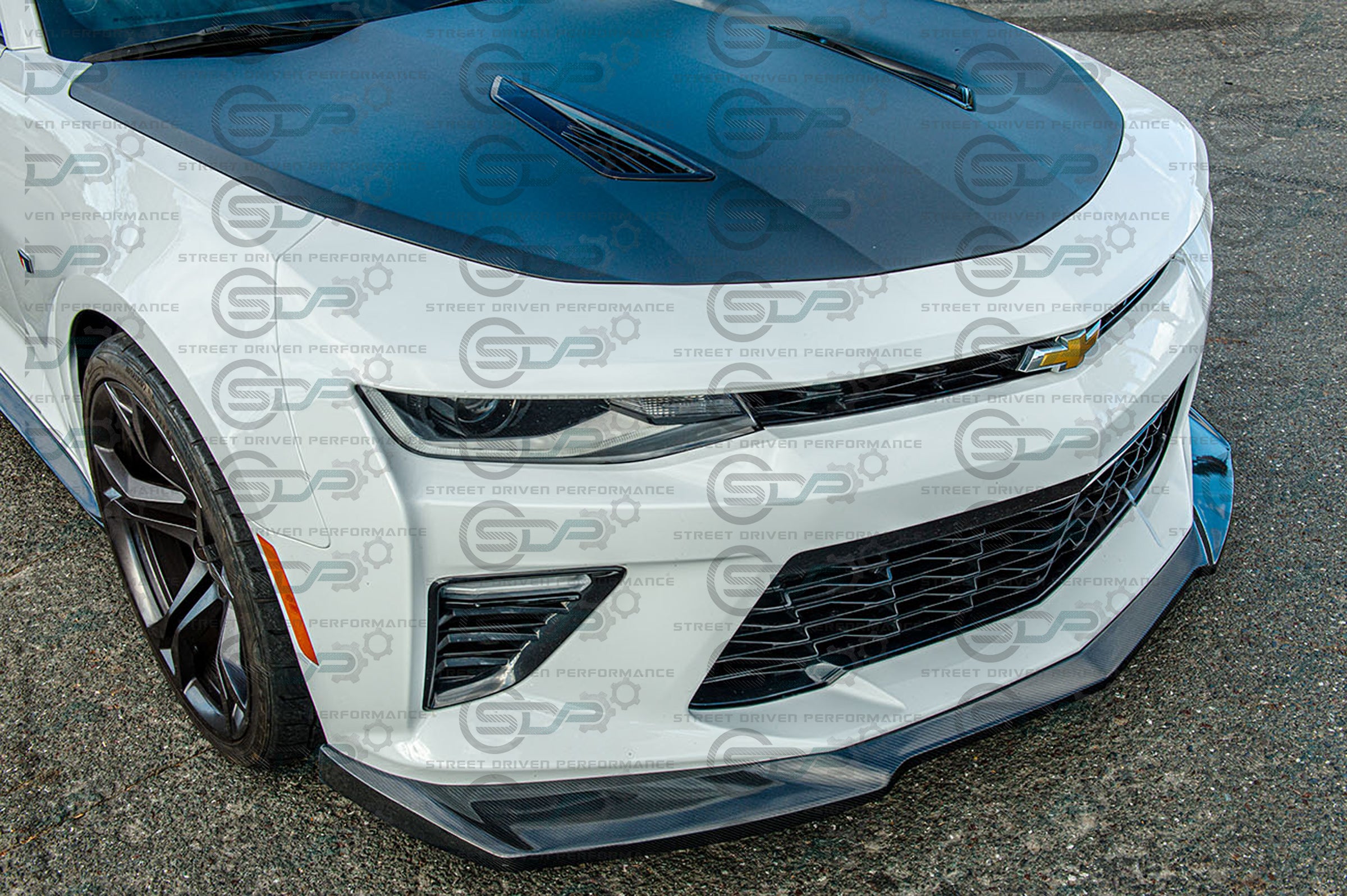2016-2018 6th Gen Camaro - "ZL1 Conversion" Carbon Fiber Front Splitter / Lip Ground Effects - for all SS models