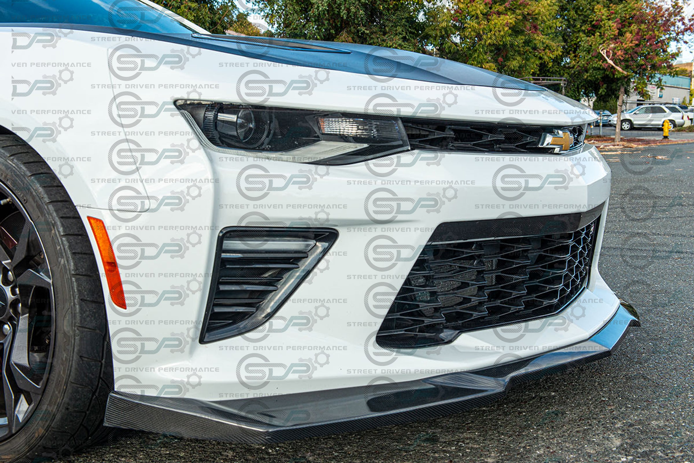 2016-2018 6th Gen Camaro - "ZL1 Conversion" Carbon Fiber Front Splitter / Lip Ground Effects - for all SS models