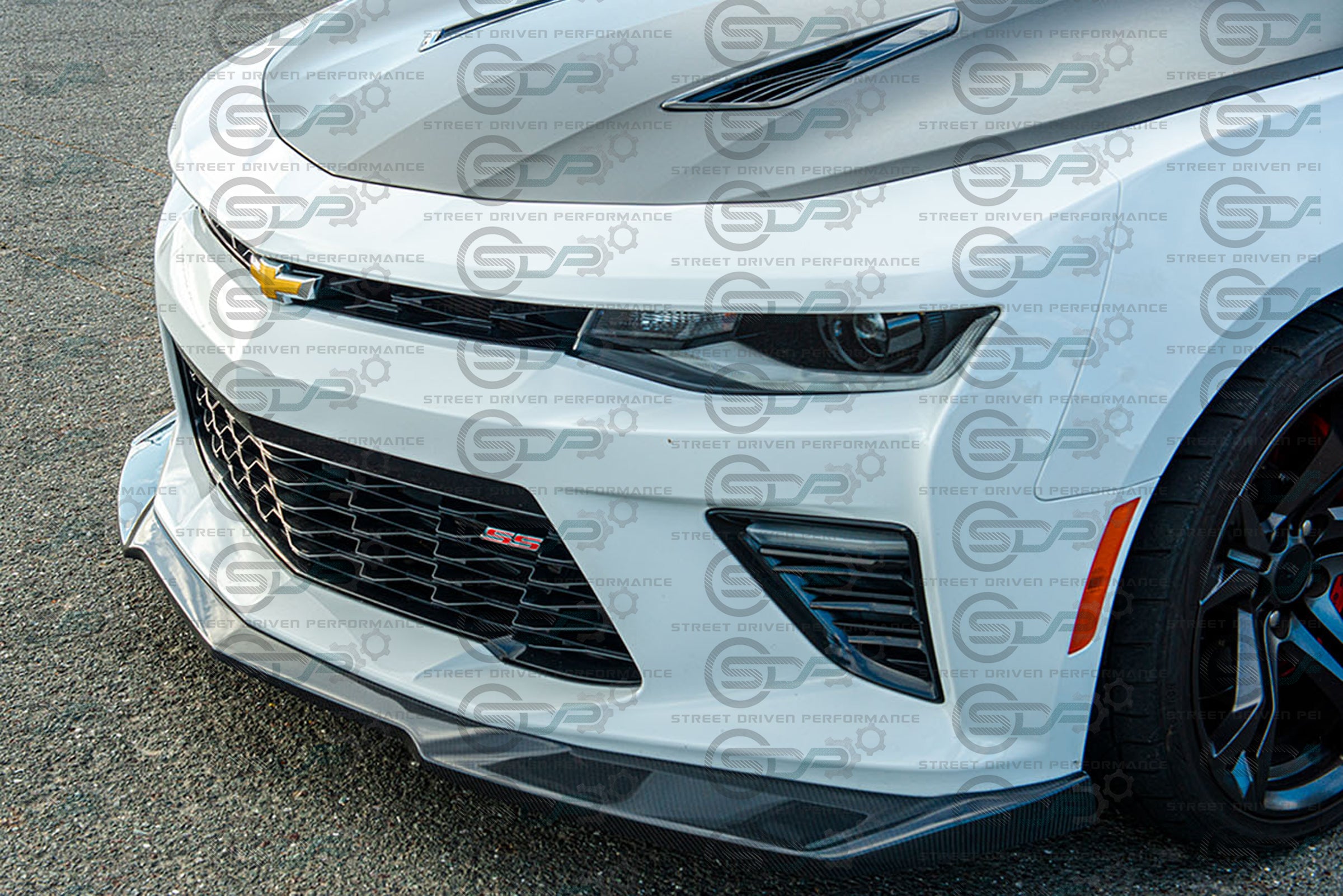 2016-2018 6th Gen Camaro - "ZL1 Conversion" Carbon Fiber Front Splitter / Lip Ground Effects - for all SS models