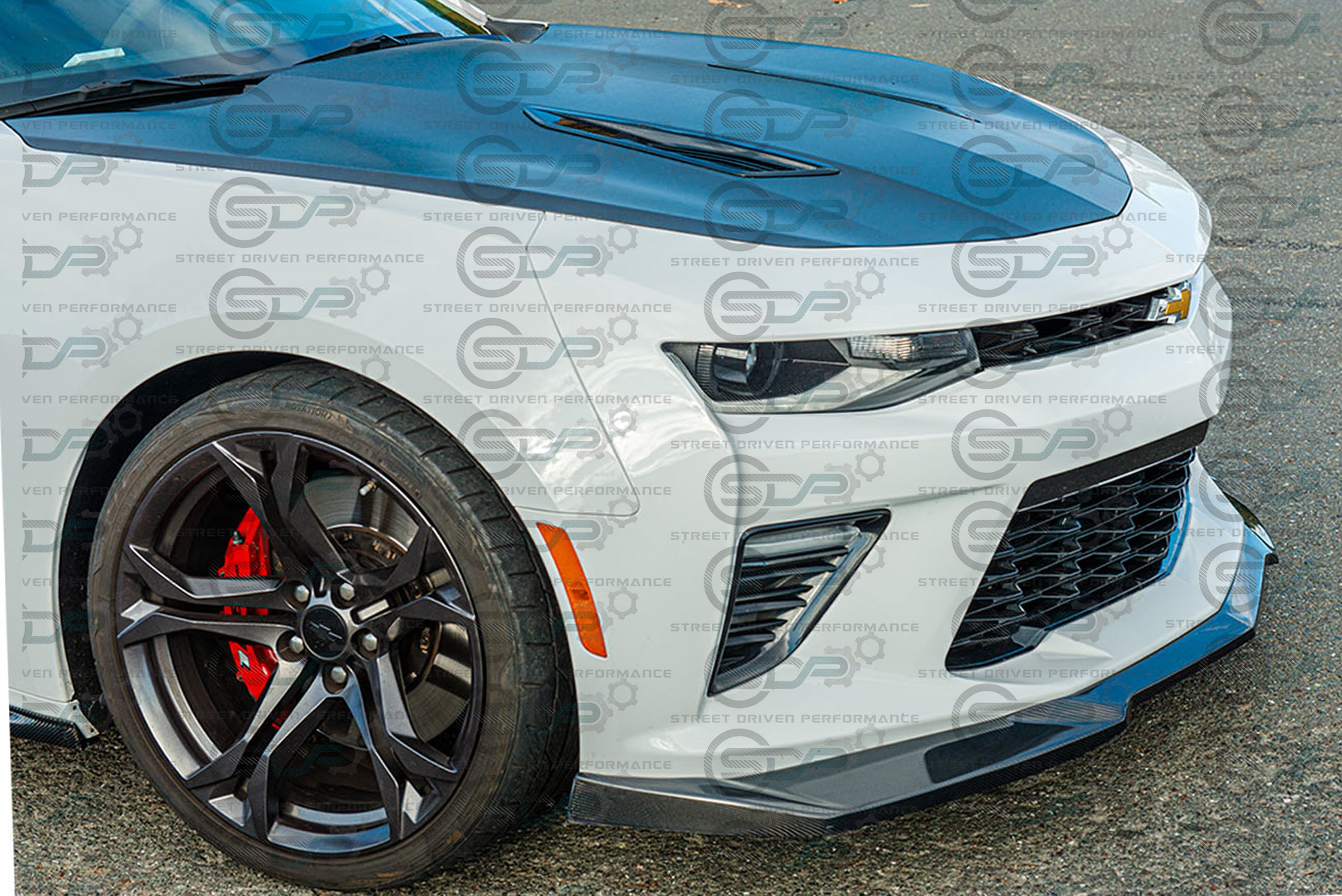 2016-2018 6th Gen Camaro - "ZL1 Conversion" Carbon Fiber Front Splitter / Lip Ground Effects - for all SS models
