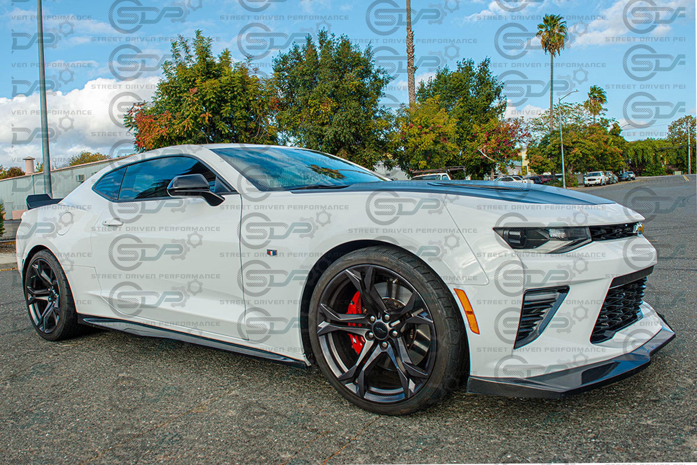 2016-2018 6th Gen Camaro - "ZL1 Conversion" Carbon Fiber Front Splitter / Lip Ground Effects - for all SS models